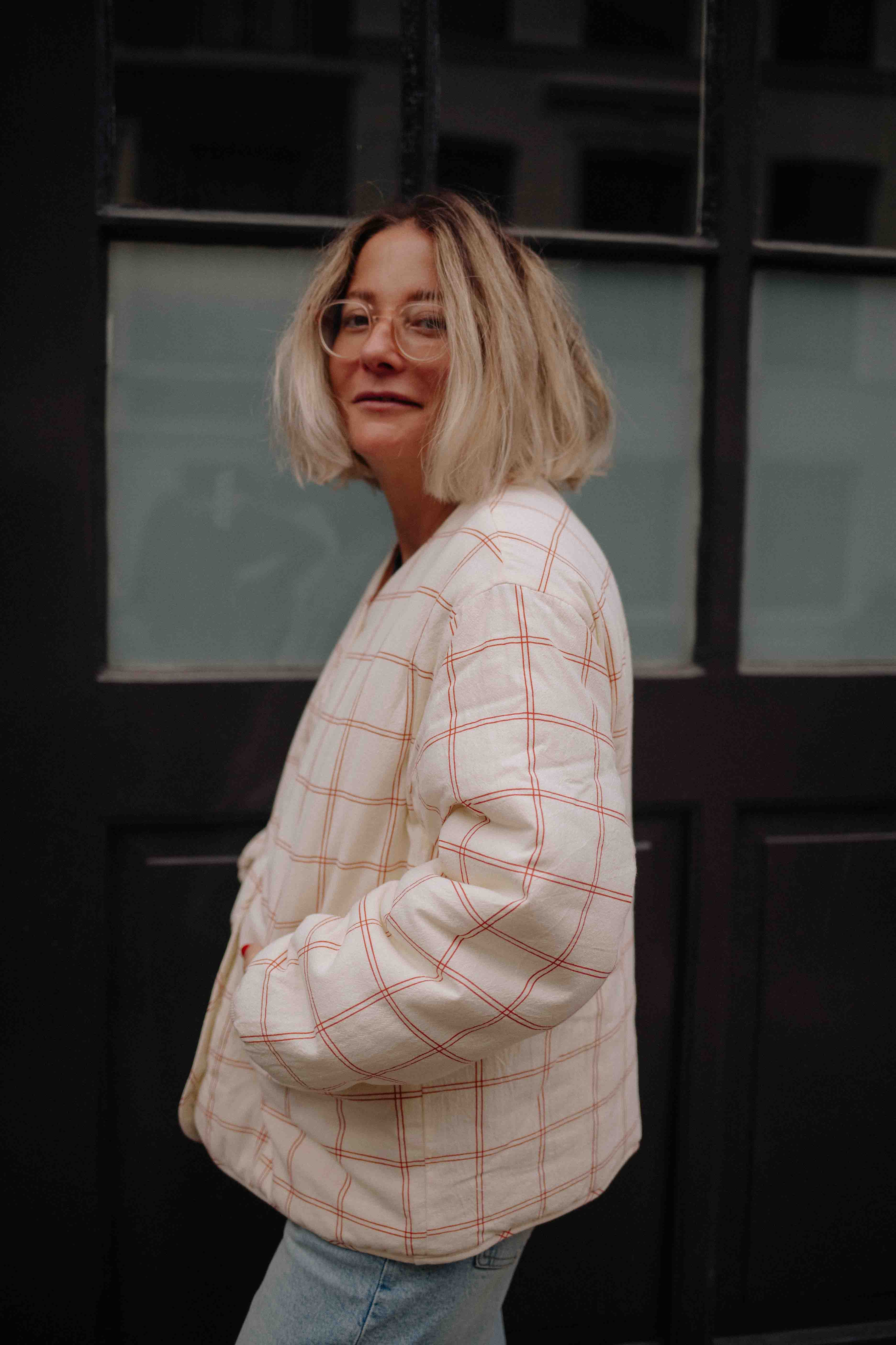 RED BIG NOTEBOOK JACKET WOMAN