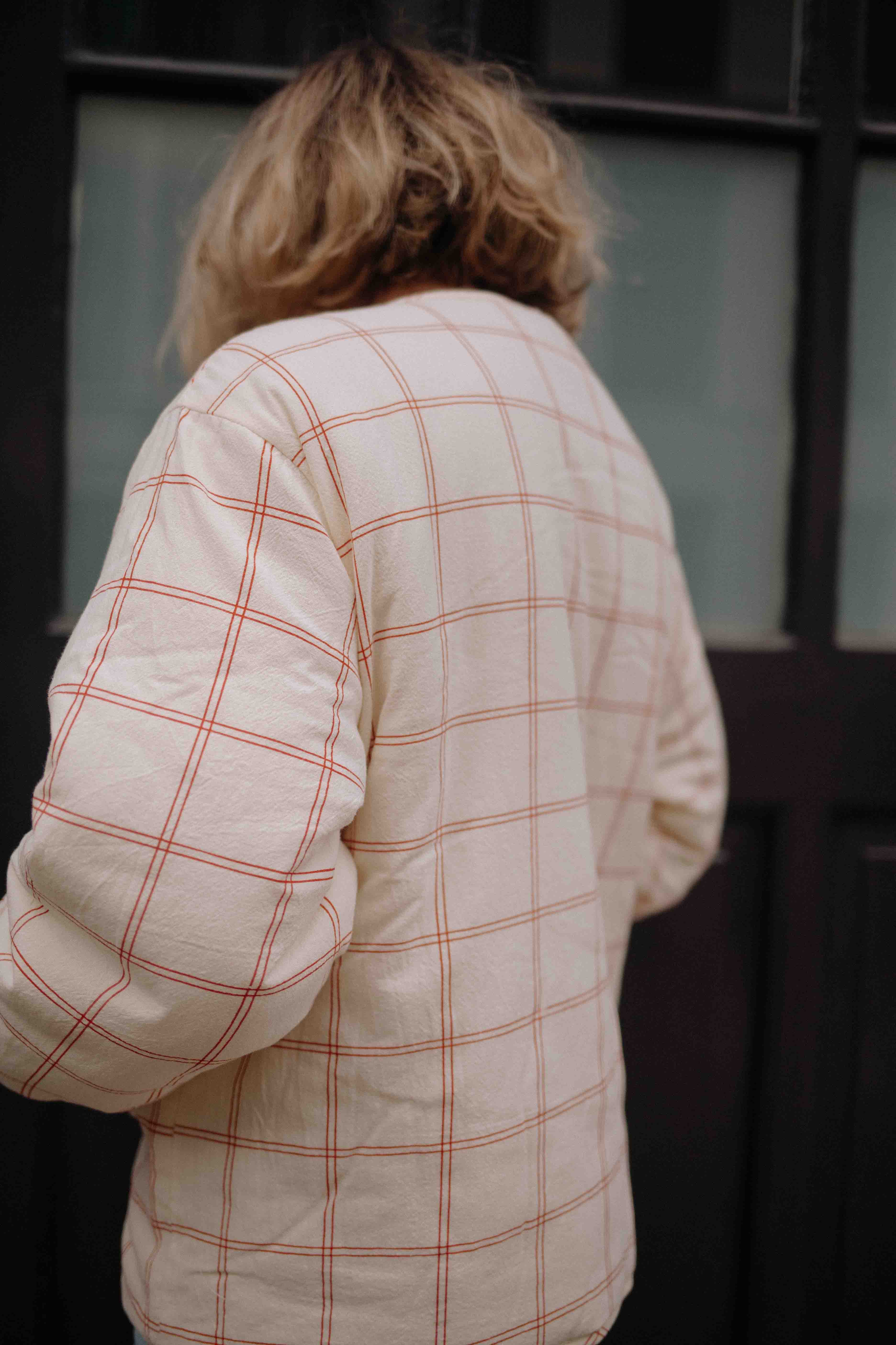 RED BIG NOTEBOOK JACKET WOMAN