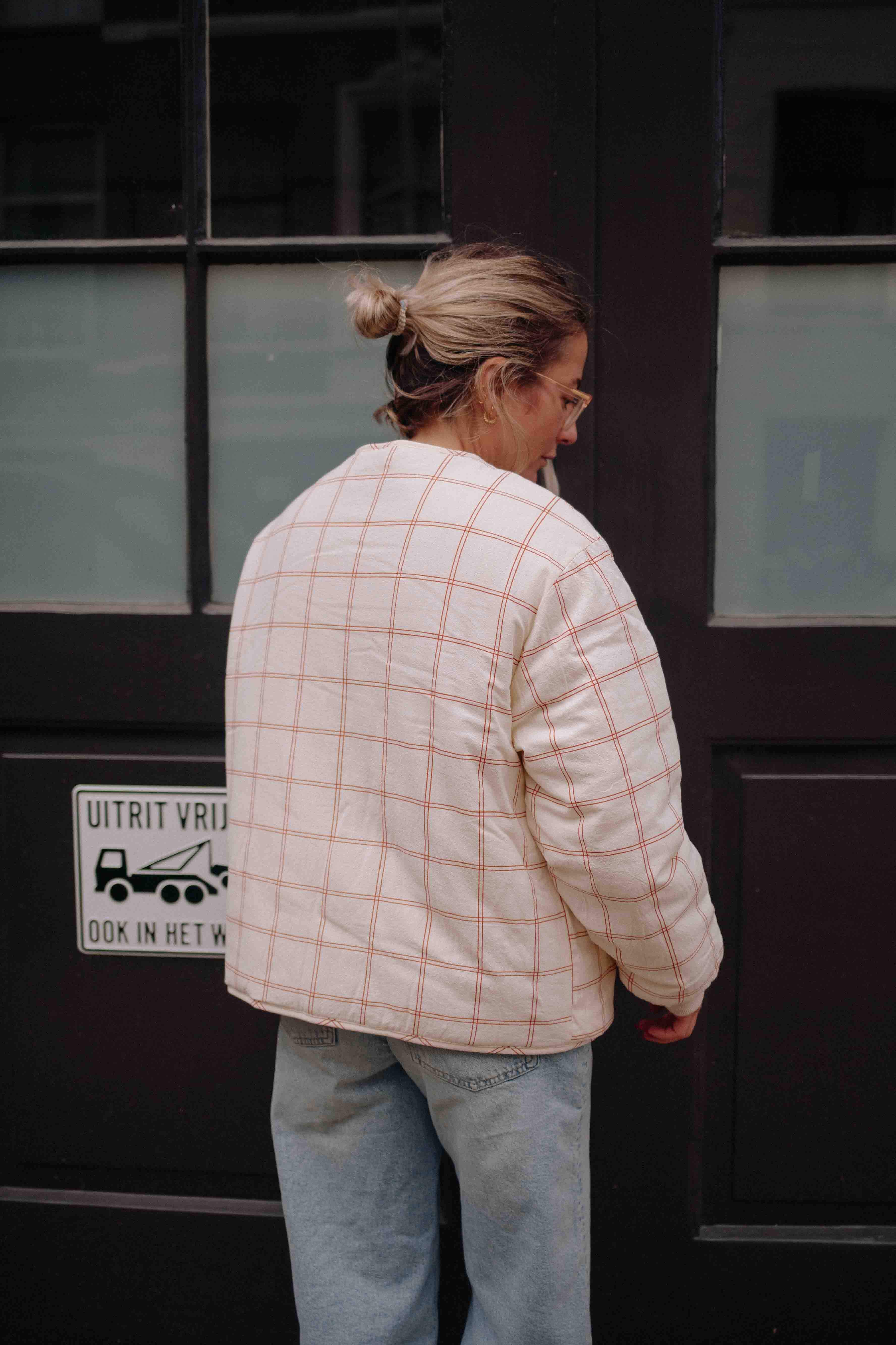 RED BIG NOTEBOOK JACKET WOMAN