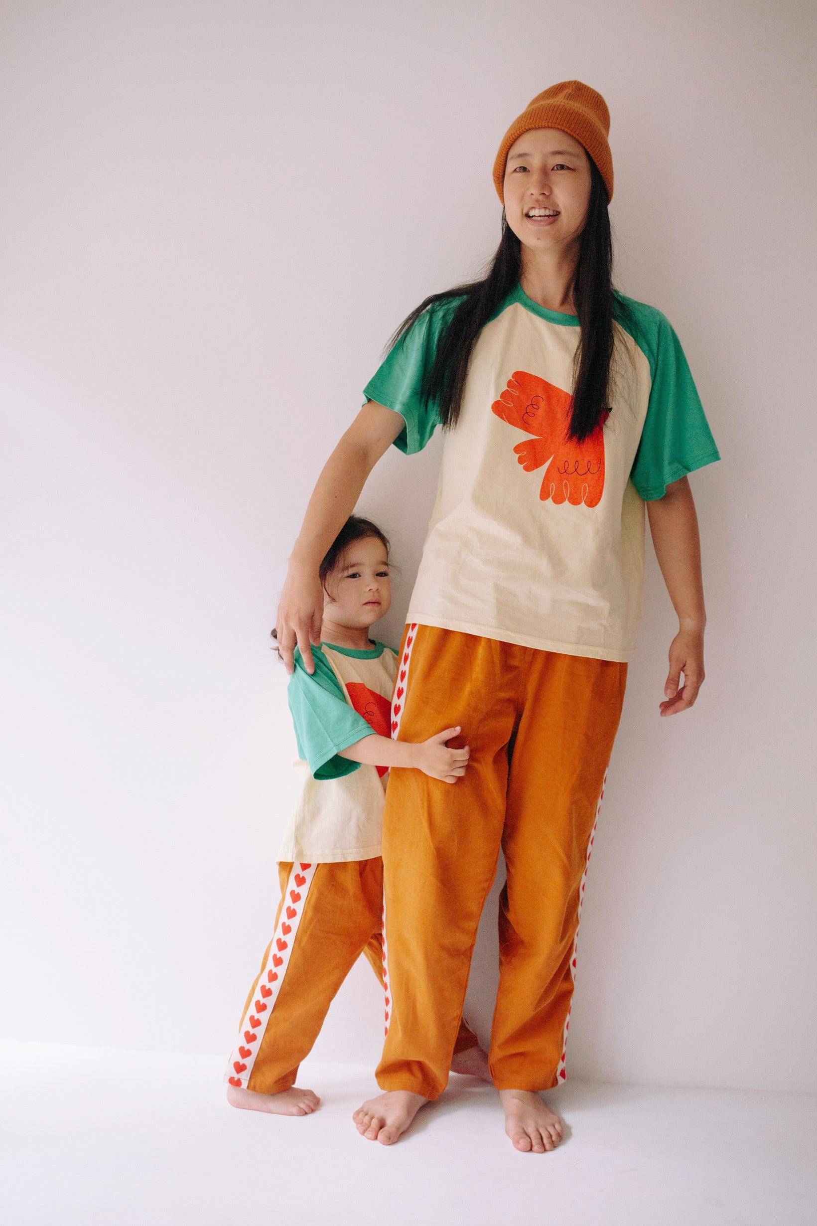PANTALON LOVE LINE CARAMEL FEMME