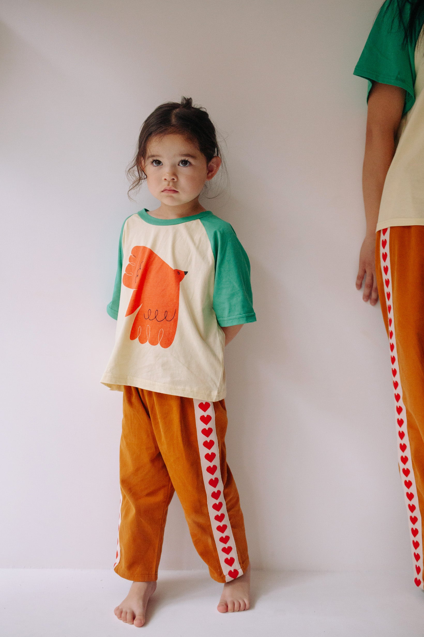 PANTALON LOVE LINE CARAMEL FEMME