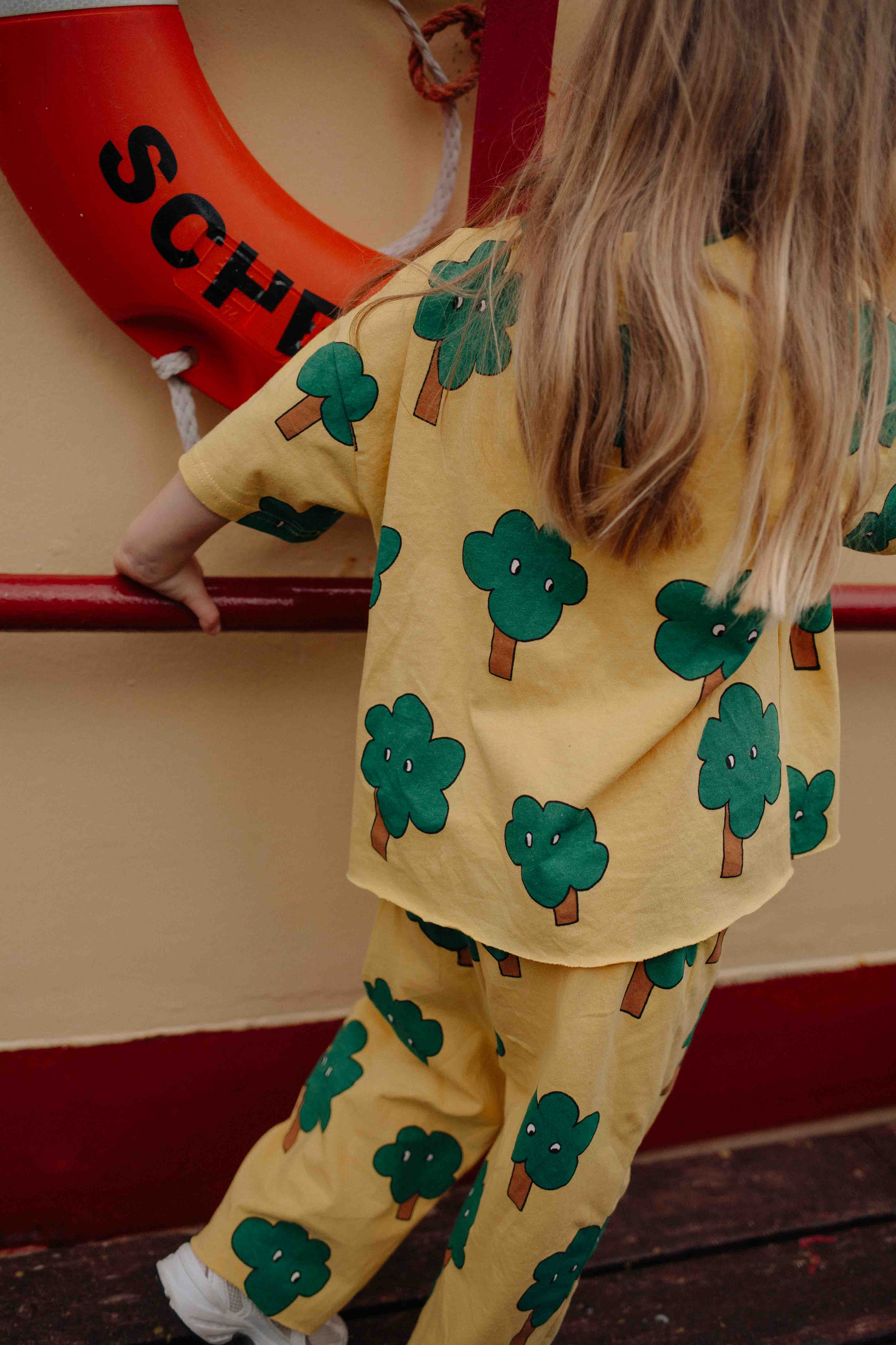 HAPPY TREE YELLOW TS SET