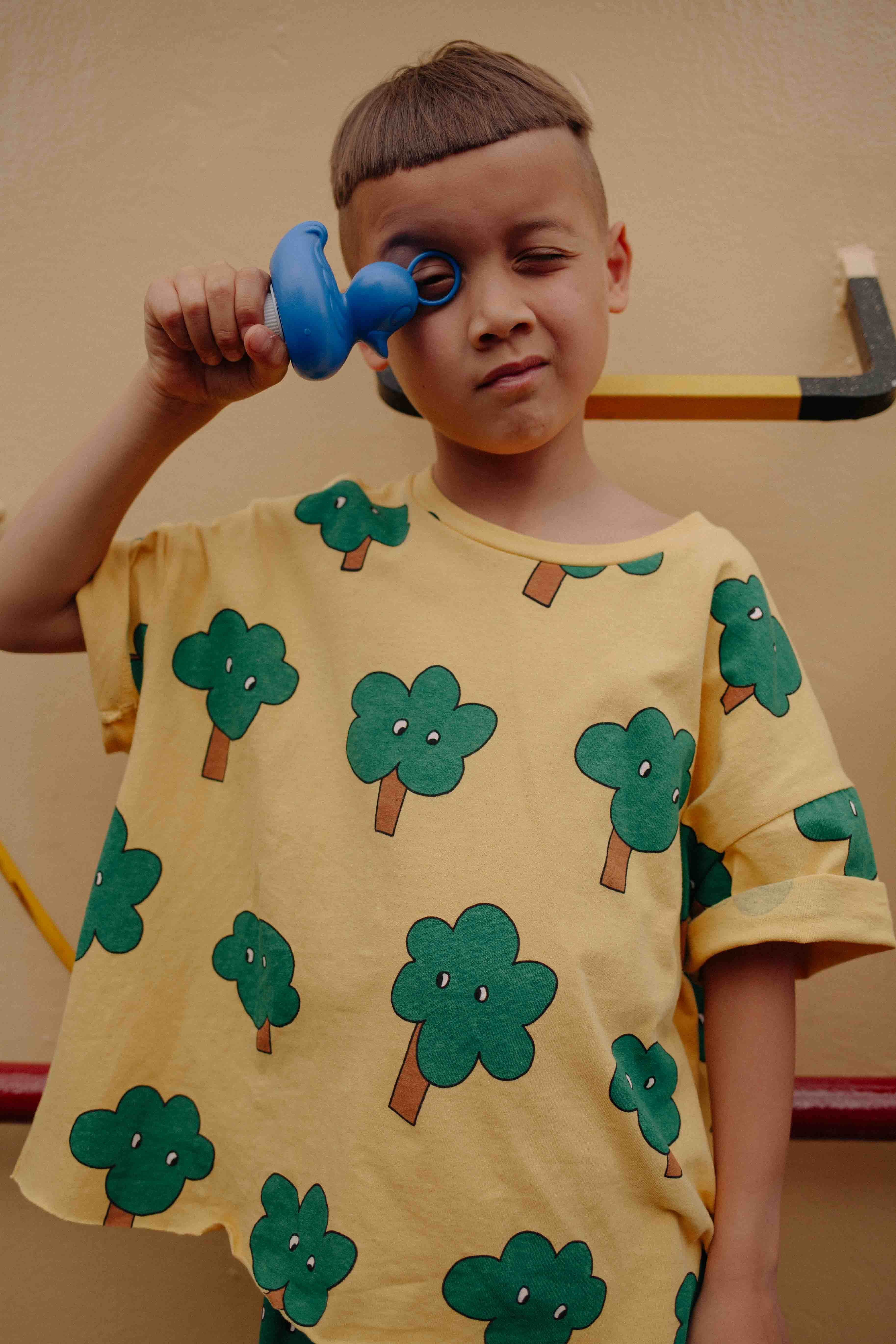 HAPPY TREE YELLOW TS SET