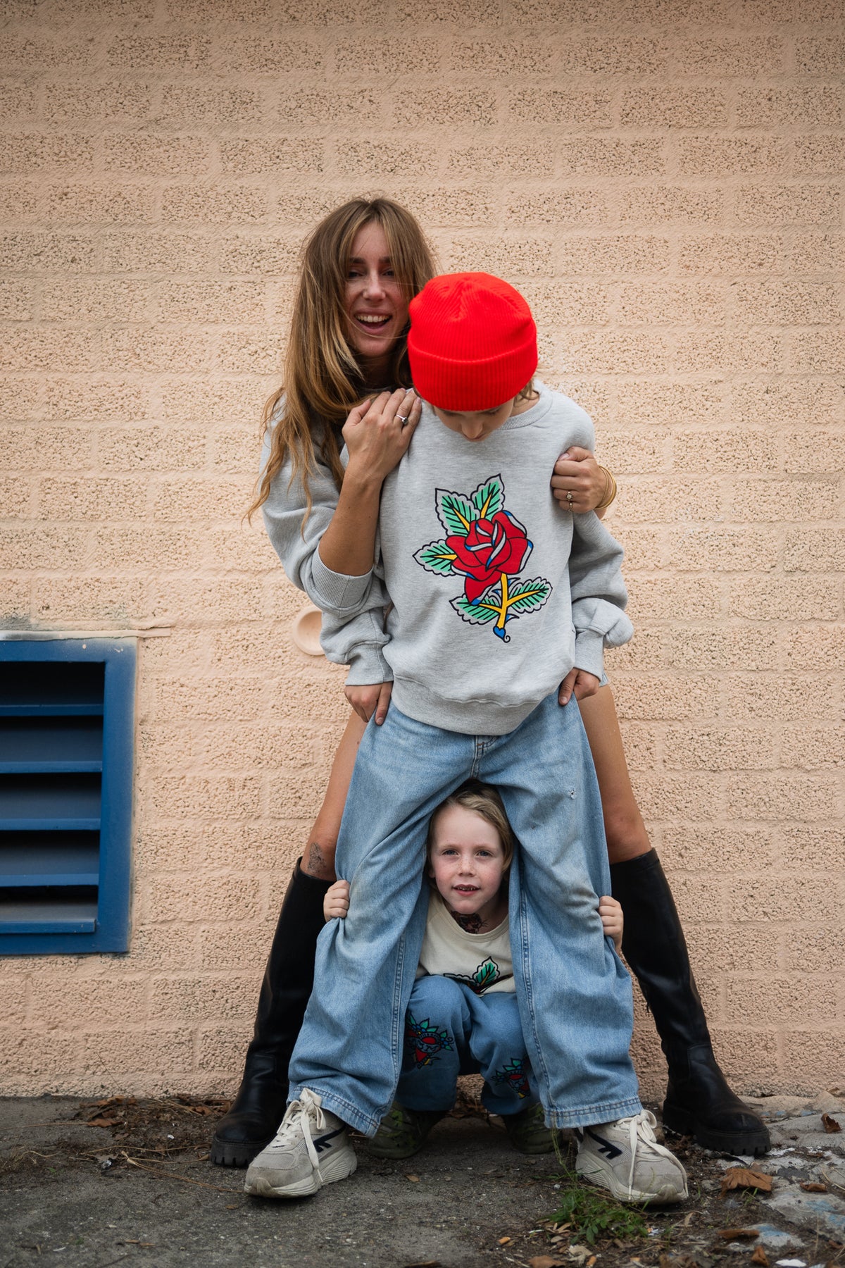 SWEAT ROSE CLASSIQUE FEMME