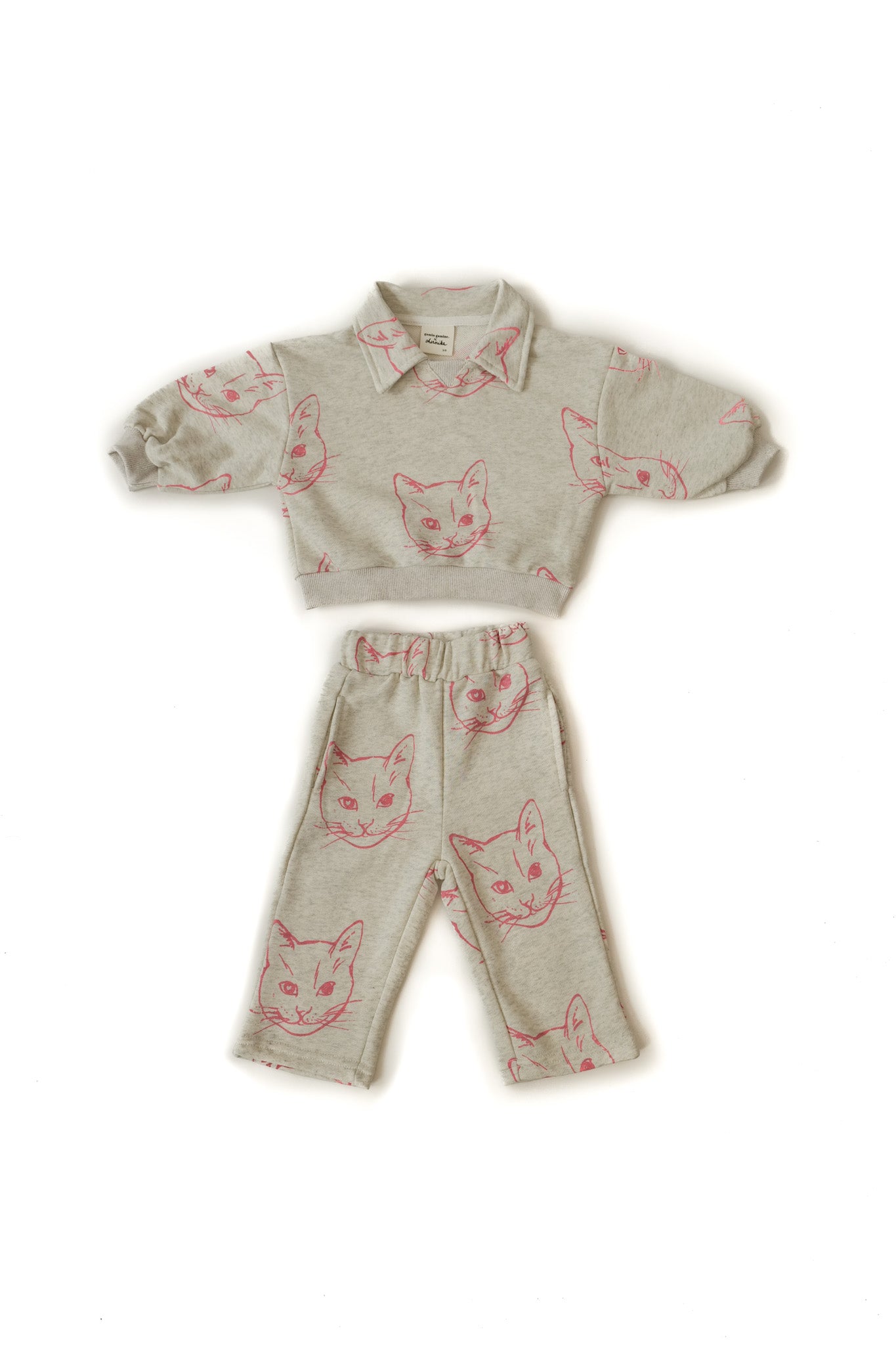 PINK REBEL CAT SET - 3/6 M