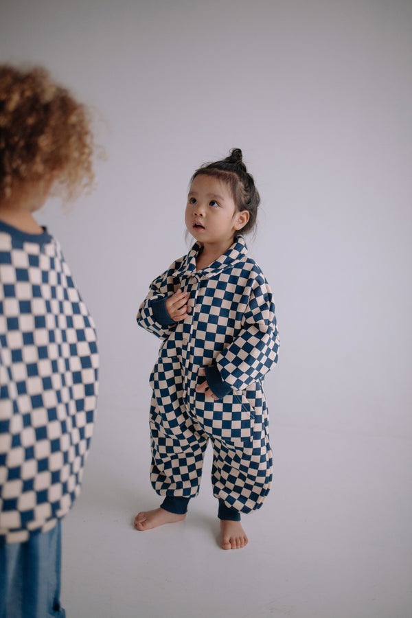 BLUE CUTE JUMPSUIT