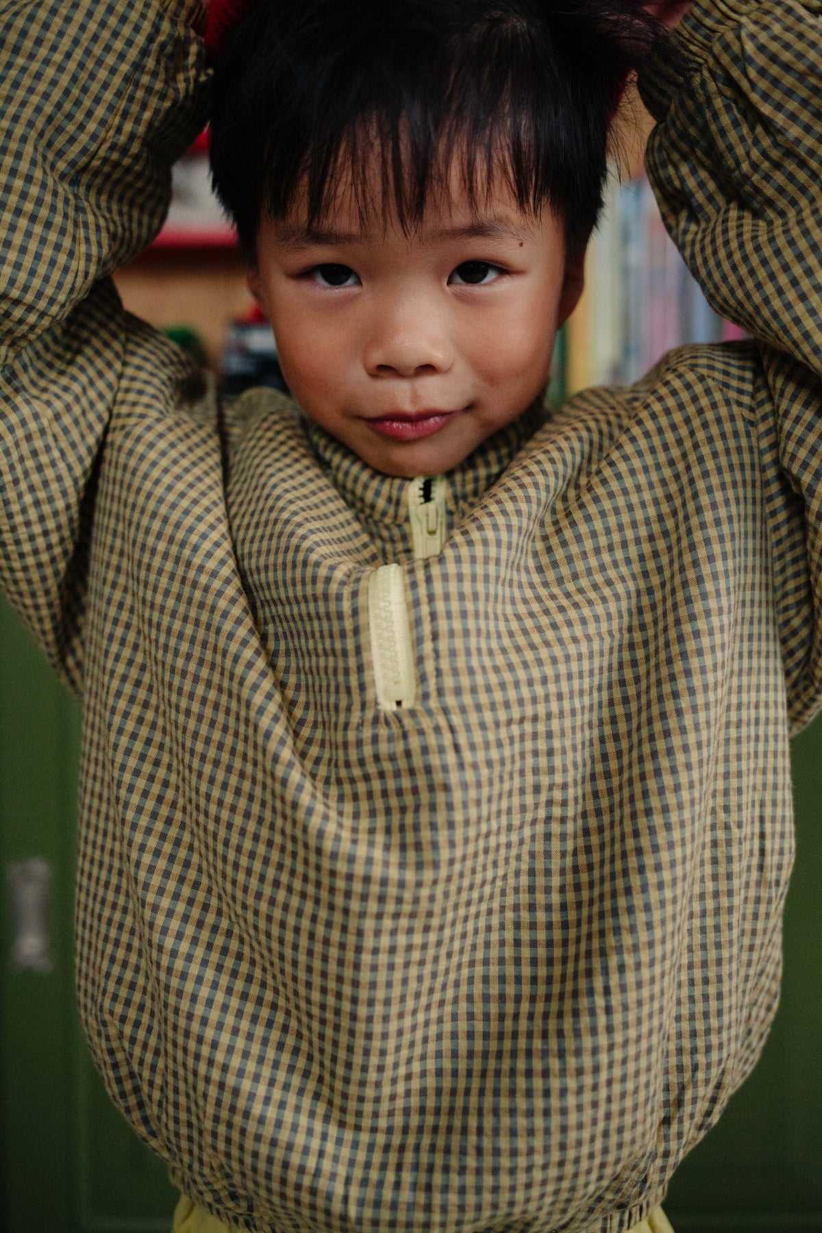YELLOW VICHY JACKET