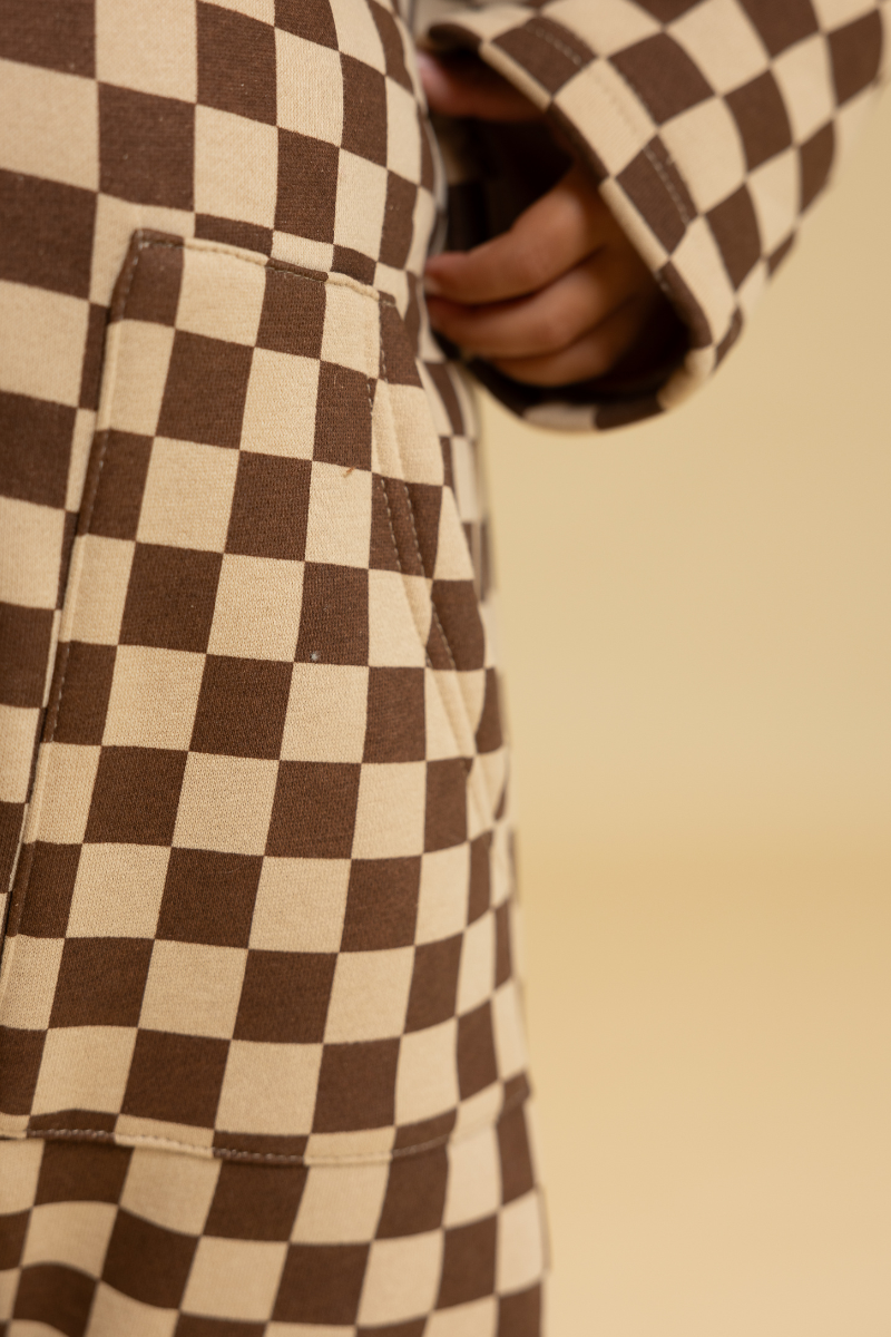 JUMPUITS CHECKERS BROWN