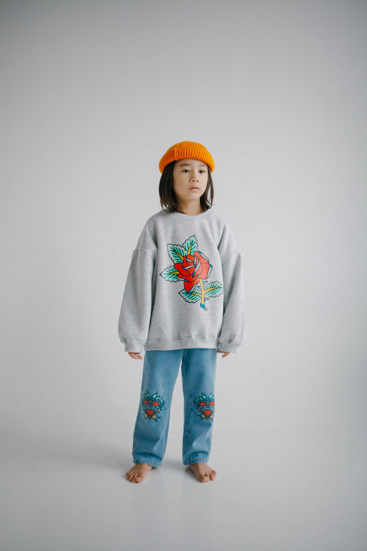 CLASSIC ROSE SWEATSHIRT