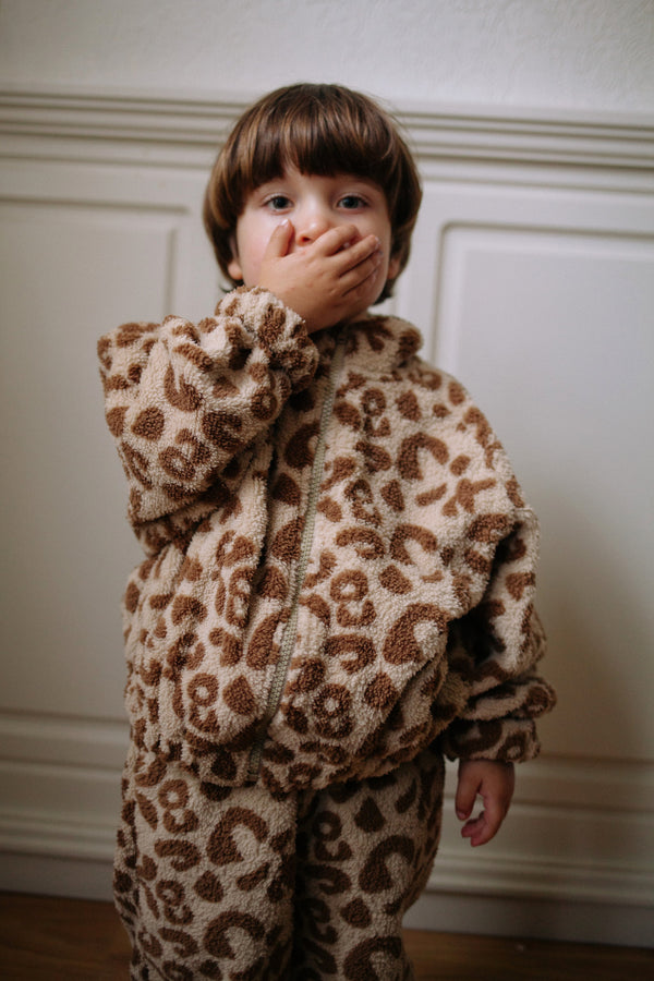 SOFT FLEECE LEOPARD SET