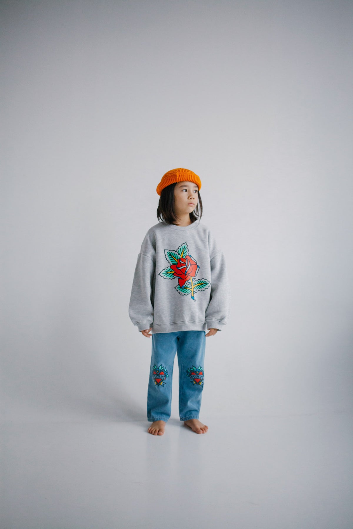 CLASSIC ROSE SWEATSHIRT