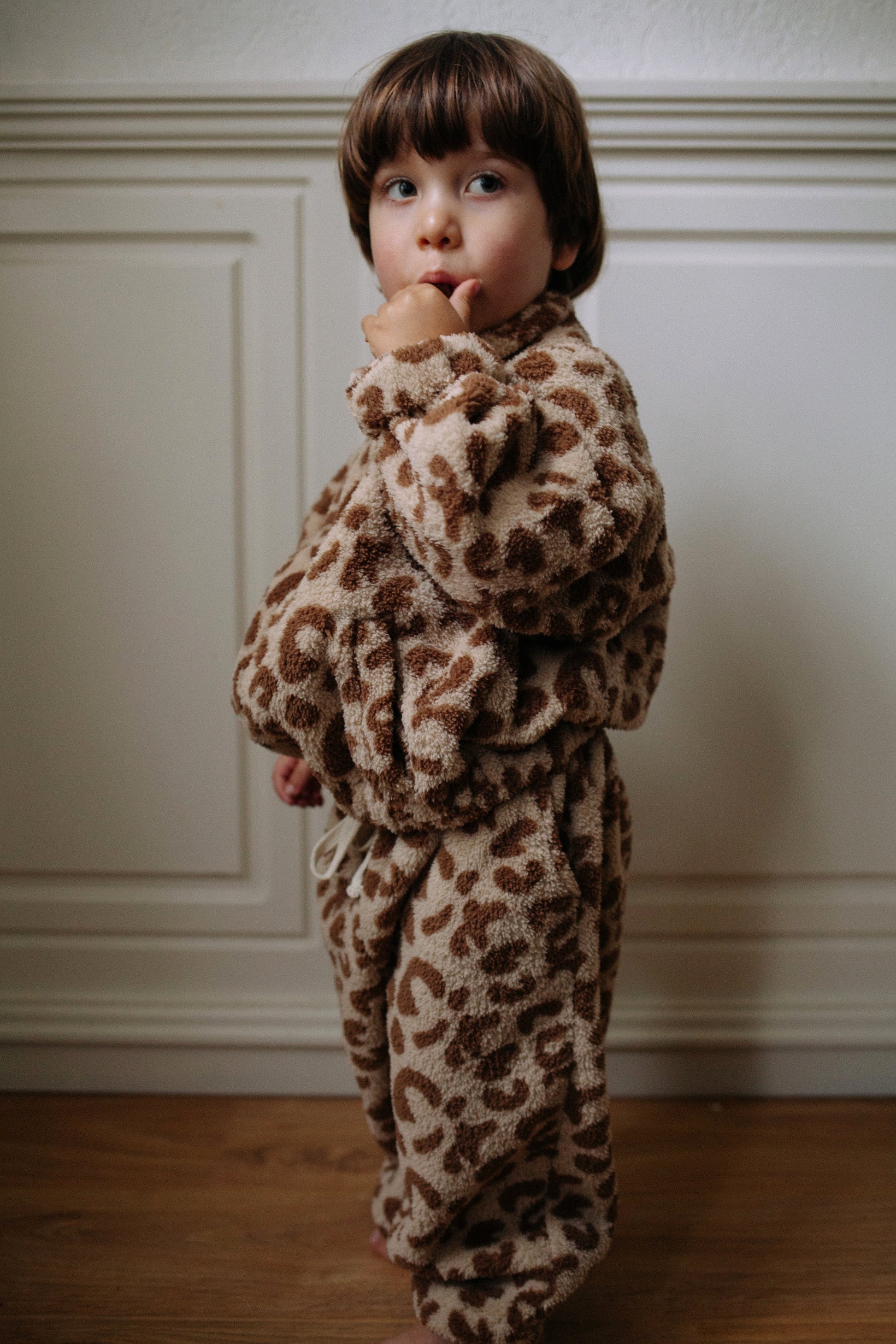 SOFT FLEECE LEOPARD SET