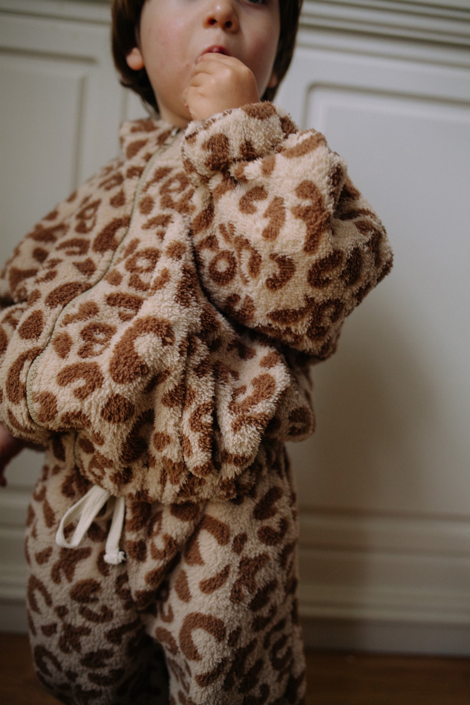 SOFT FLEECE LEOPARD SET