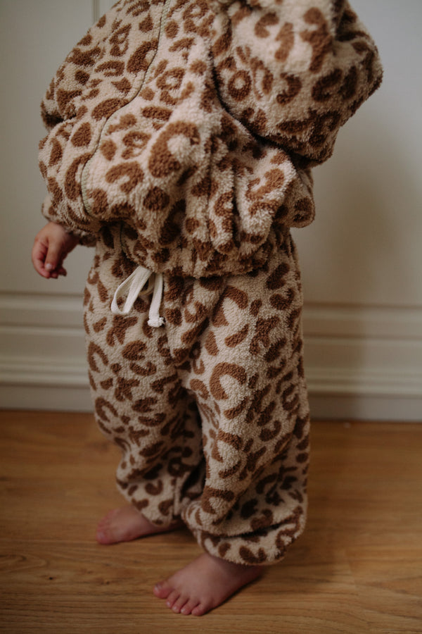 SOFT FLEECE LEOPARD SET