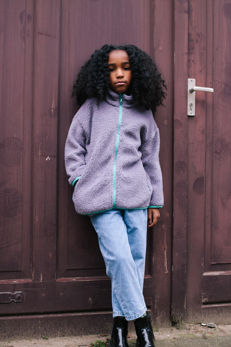 SOFT FLEECE JACKET PURPLE