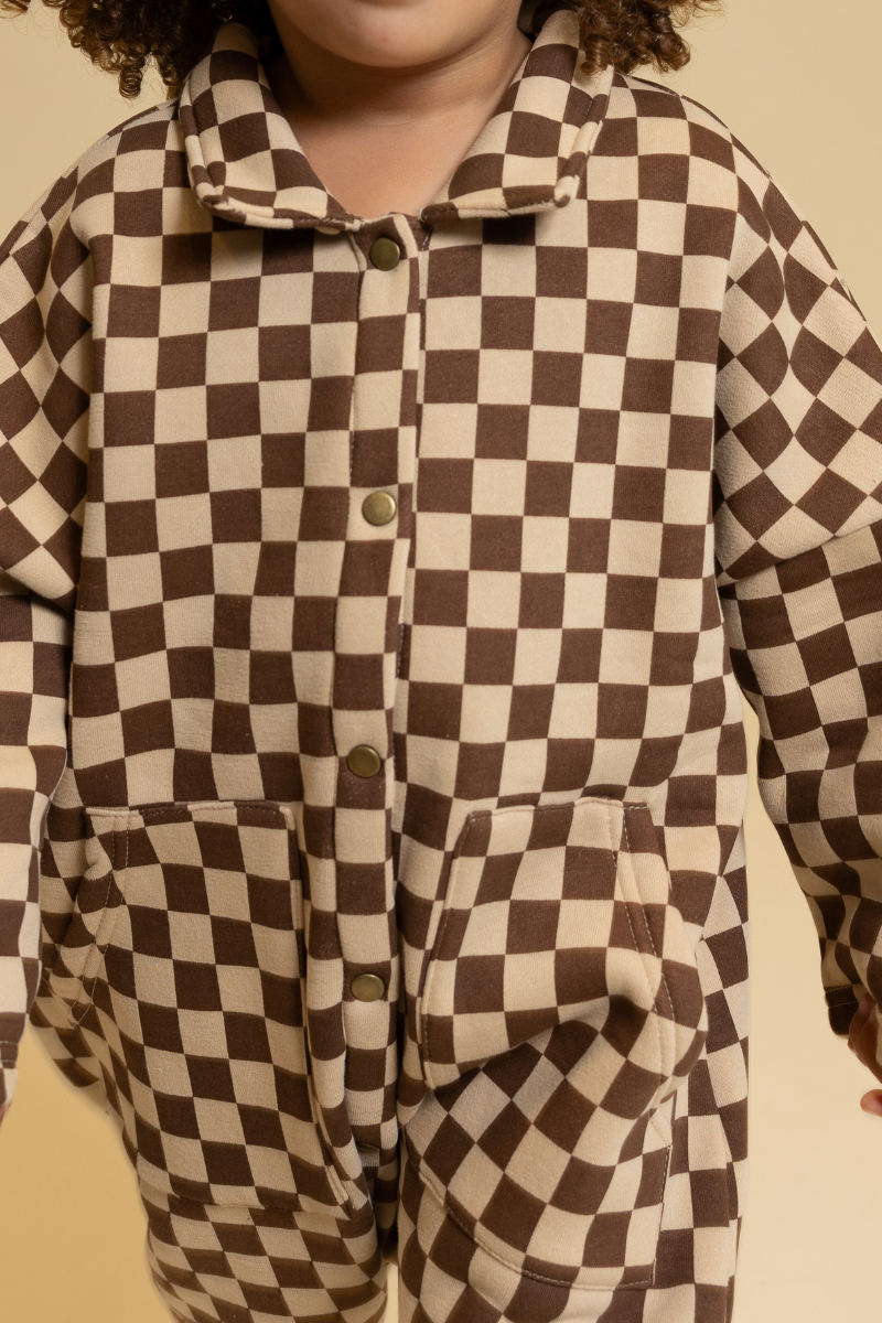 JUMPUITS CHECKERS BROWN