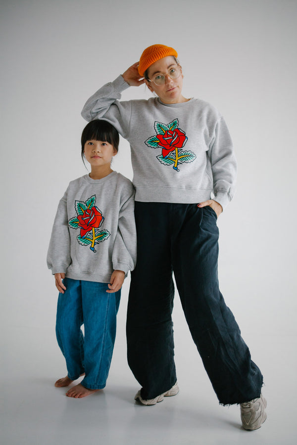 SWEAT ROSE CLASSIQUE FEMME