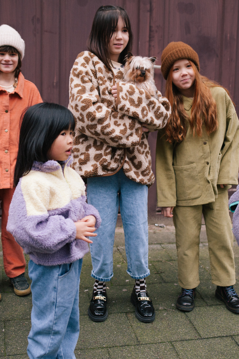 FLUFFY LEOPARD JACKET