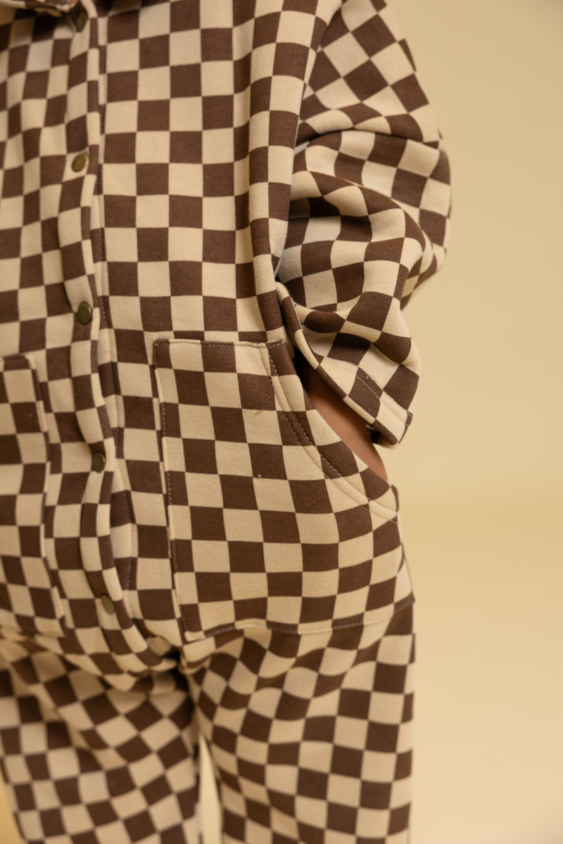 JUMPUITS CHECKERS BROWN