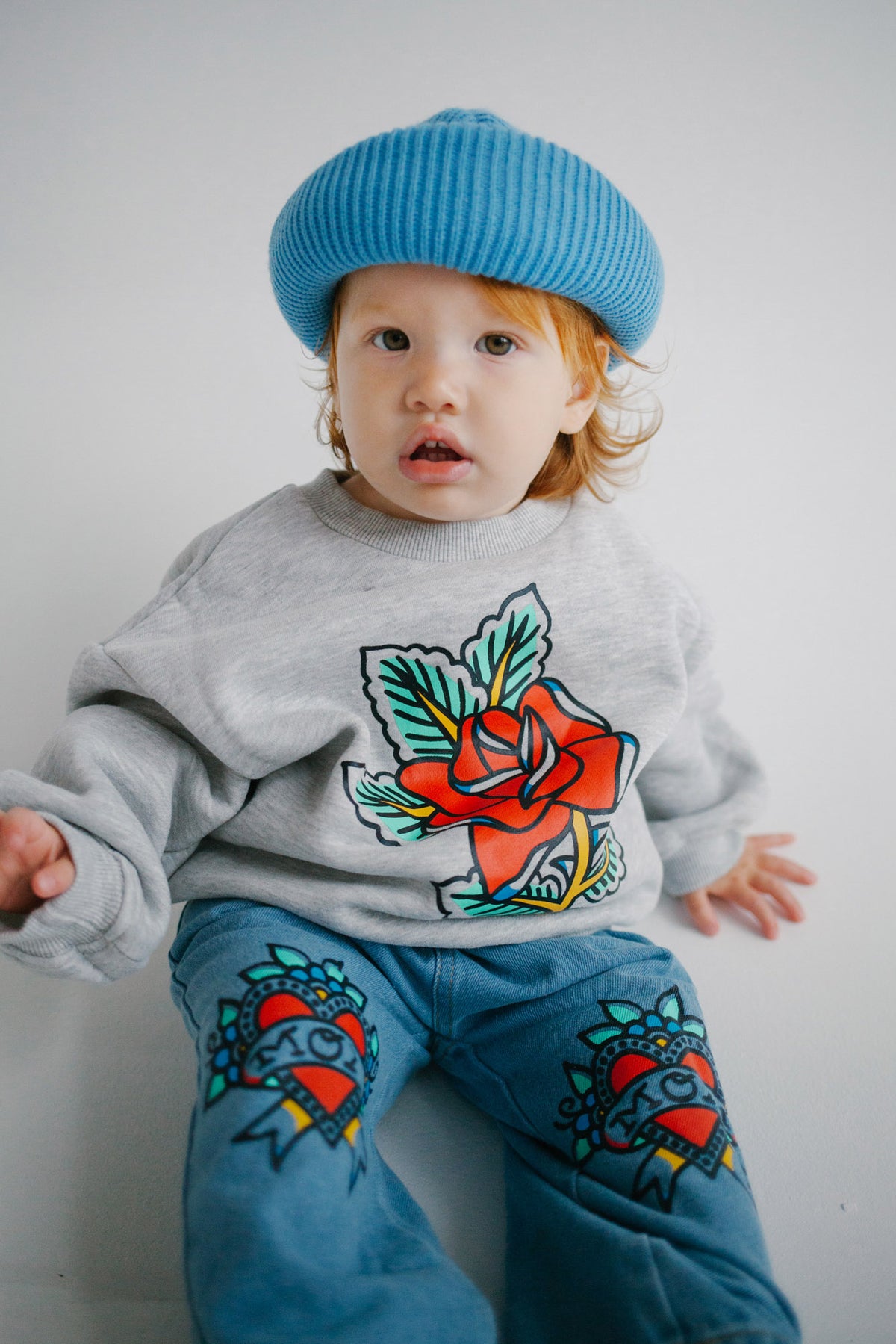 CLASSIC ROSE SWEATSHIRT