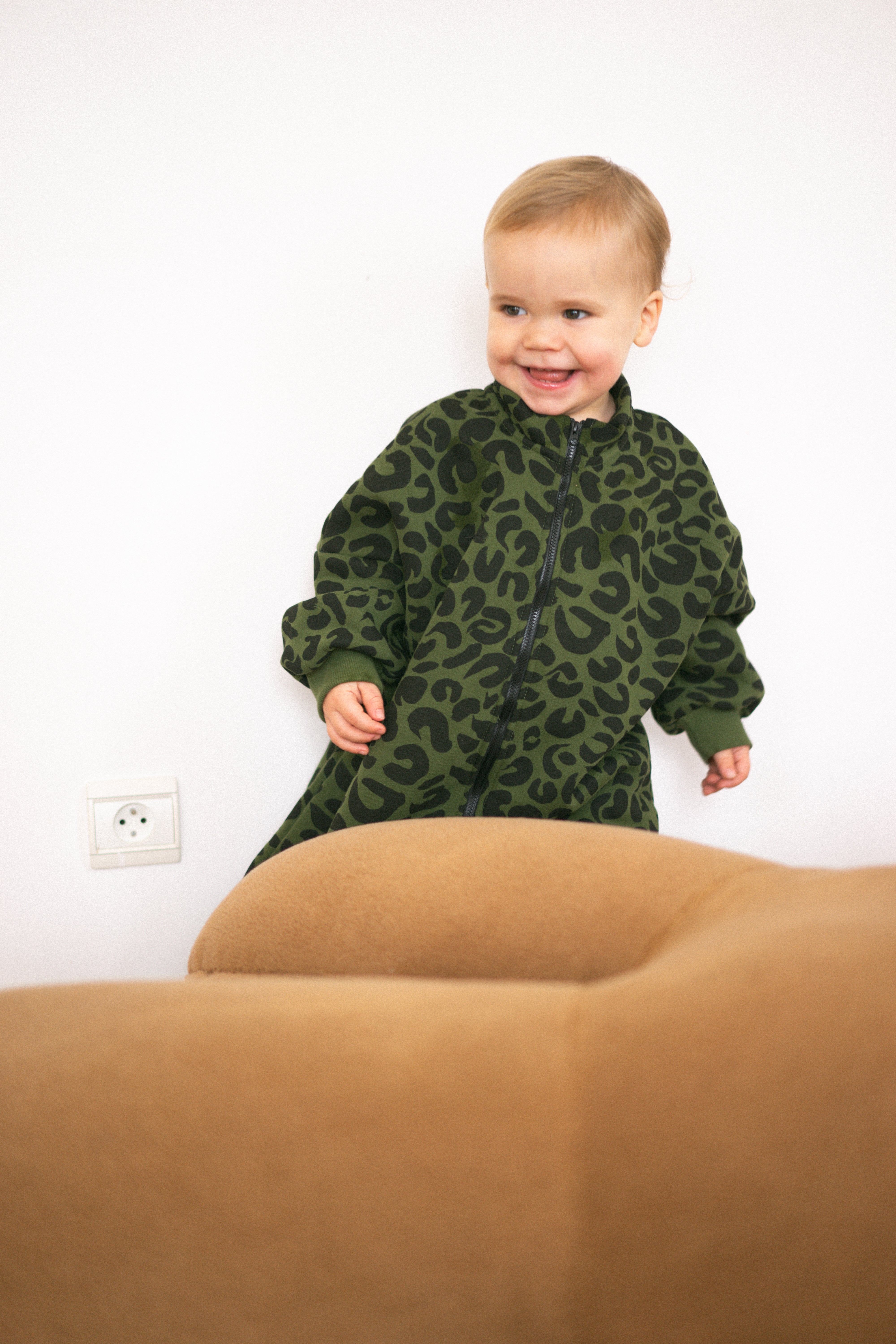 GREEN LEOPARD JUMPSUIT MML