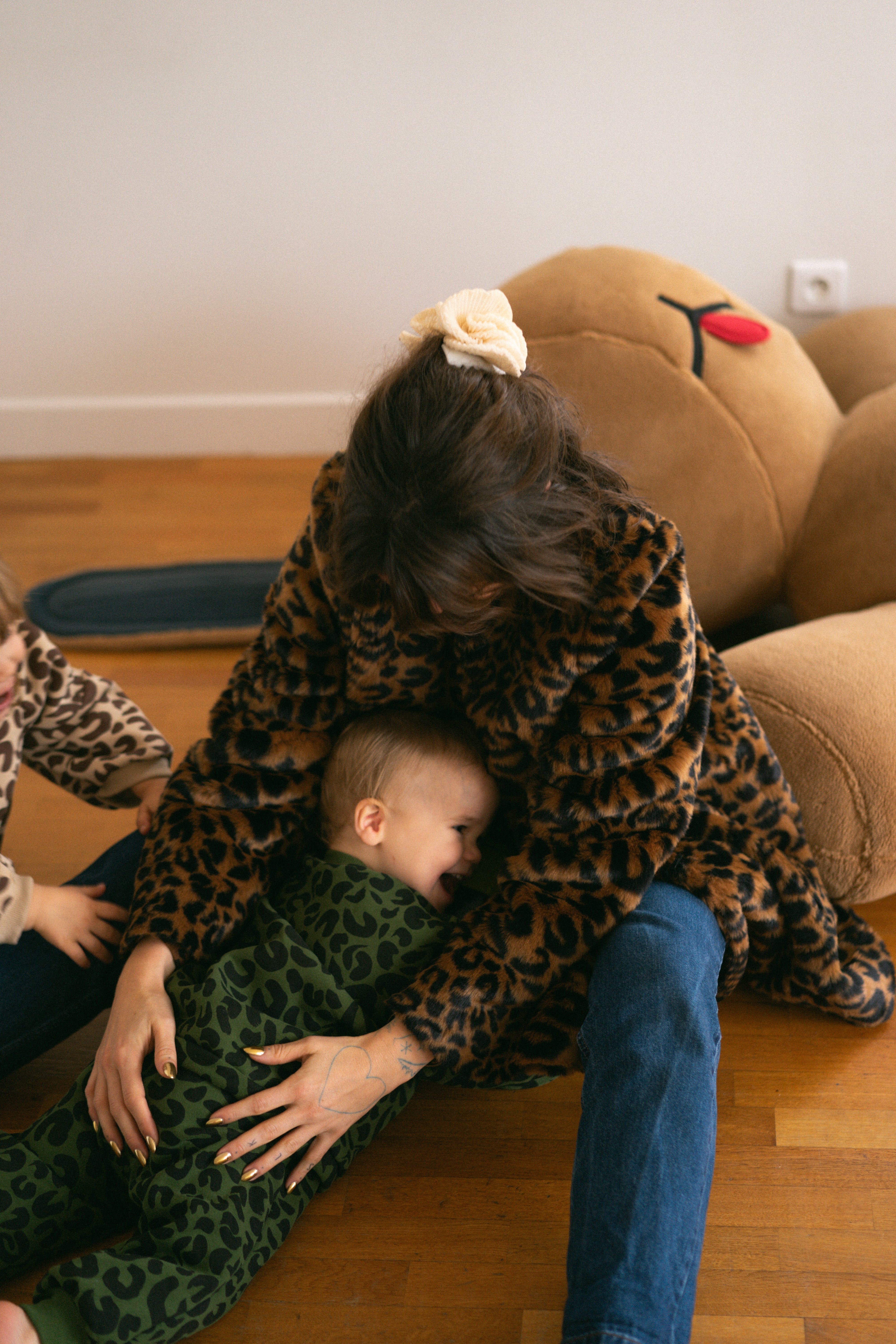 FLUFFY LEOPARD JACKET MML