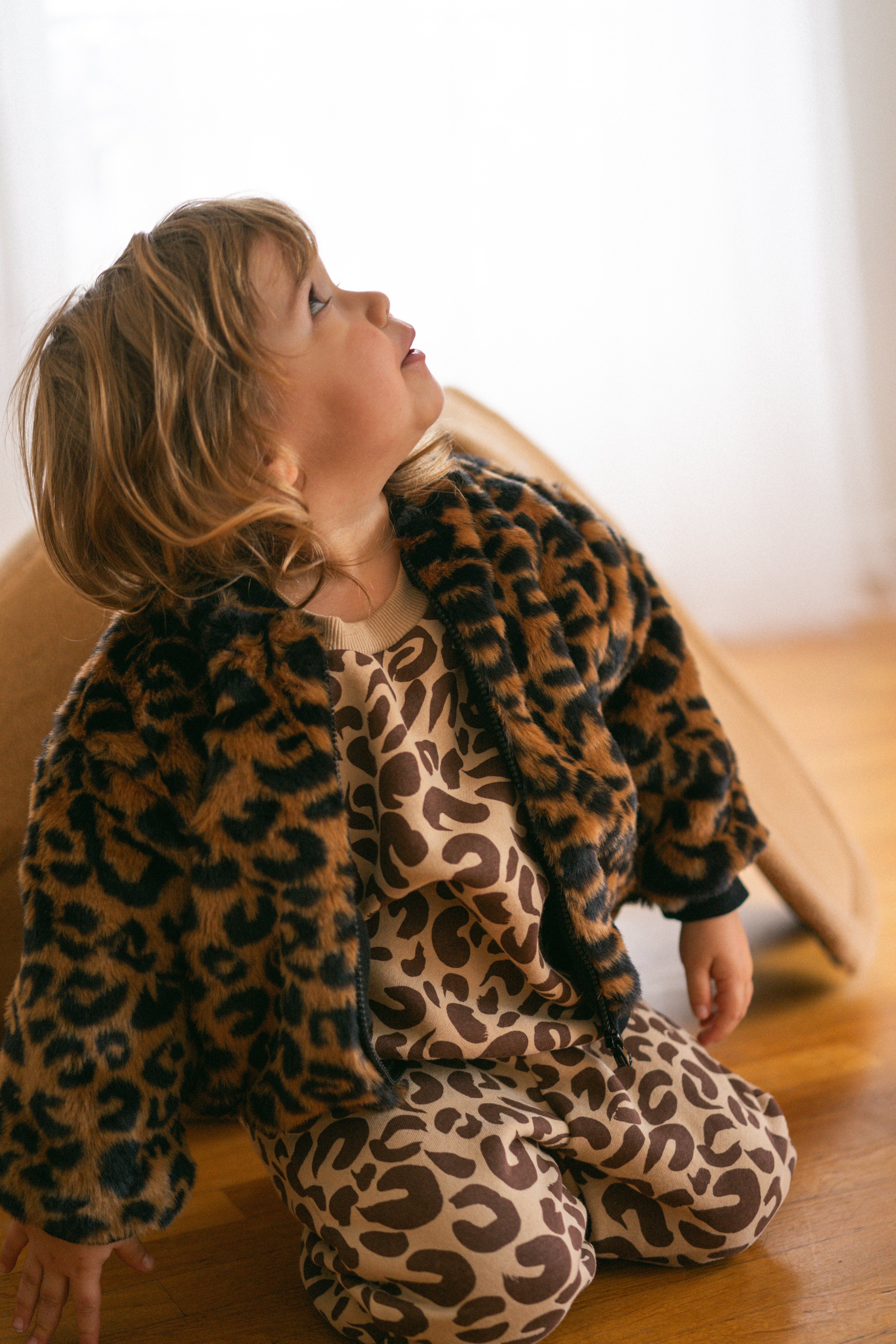 FLUFFY LEOPARD JACKET MML