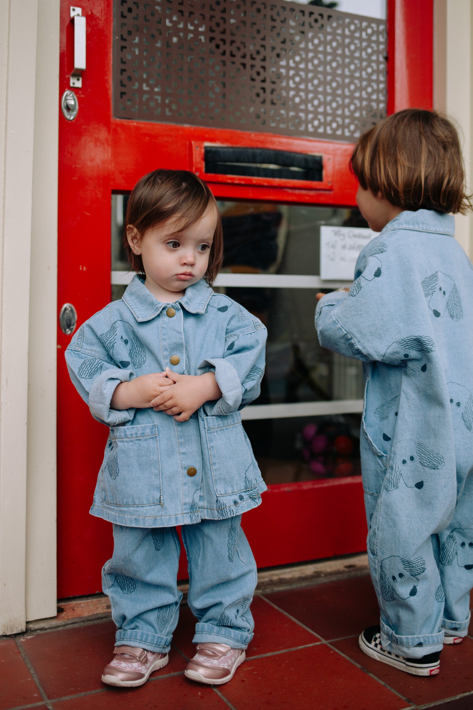 PLAYFUL DOG SET DENIM X GISELLE & ROSE