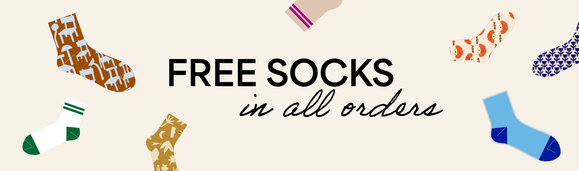 CHAUSSETTES OFFERTES