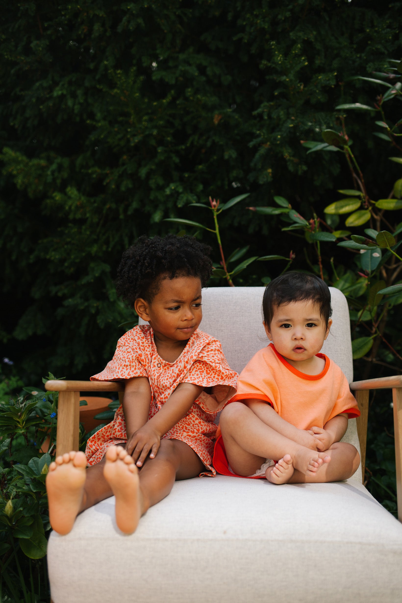 LEOPARD SPRING JUMPSUIT ORANGE