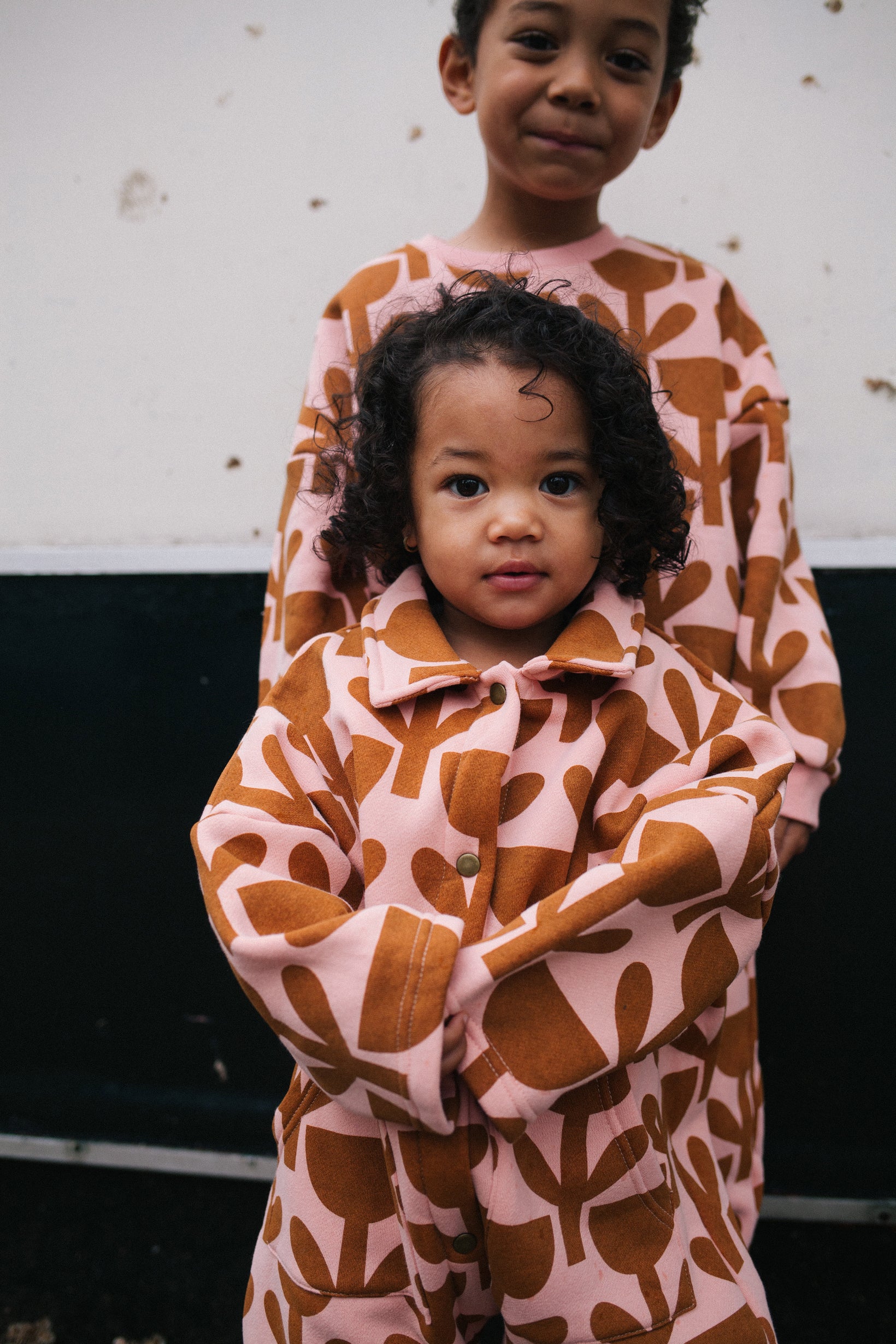 FLOWER JUMPSUIT BROWN X JENNIFER BOURON