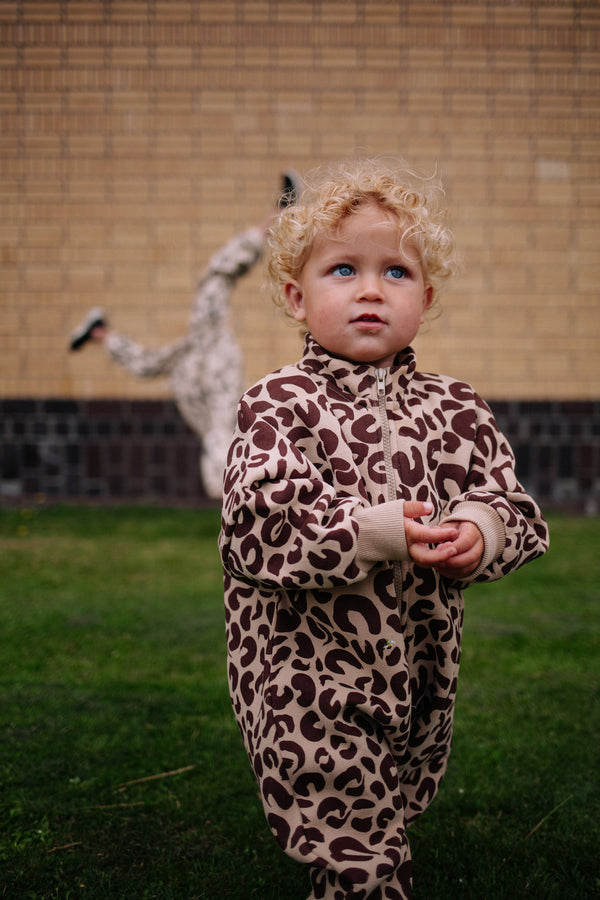 BEIGE LEOPARD JUMPSUIT MML