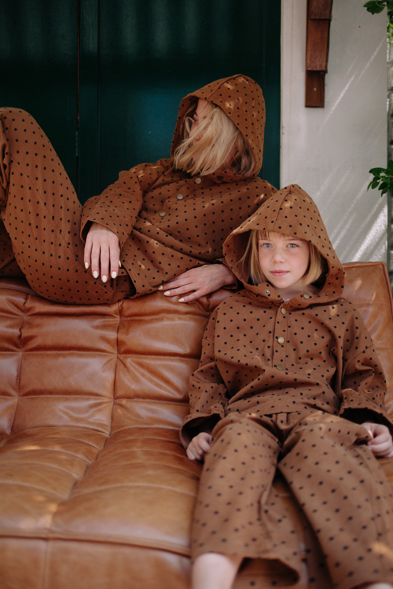 POLKA HOODIE SET WOMAN