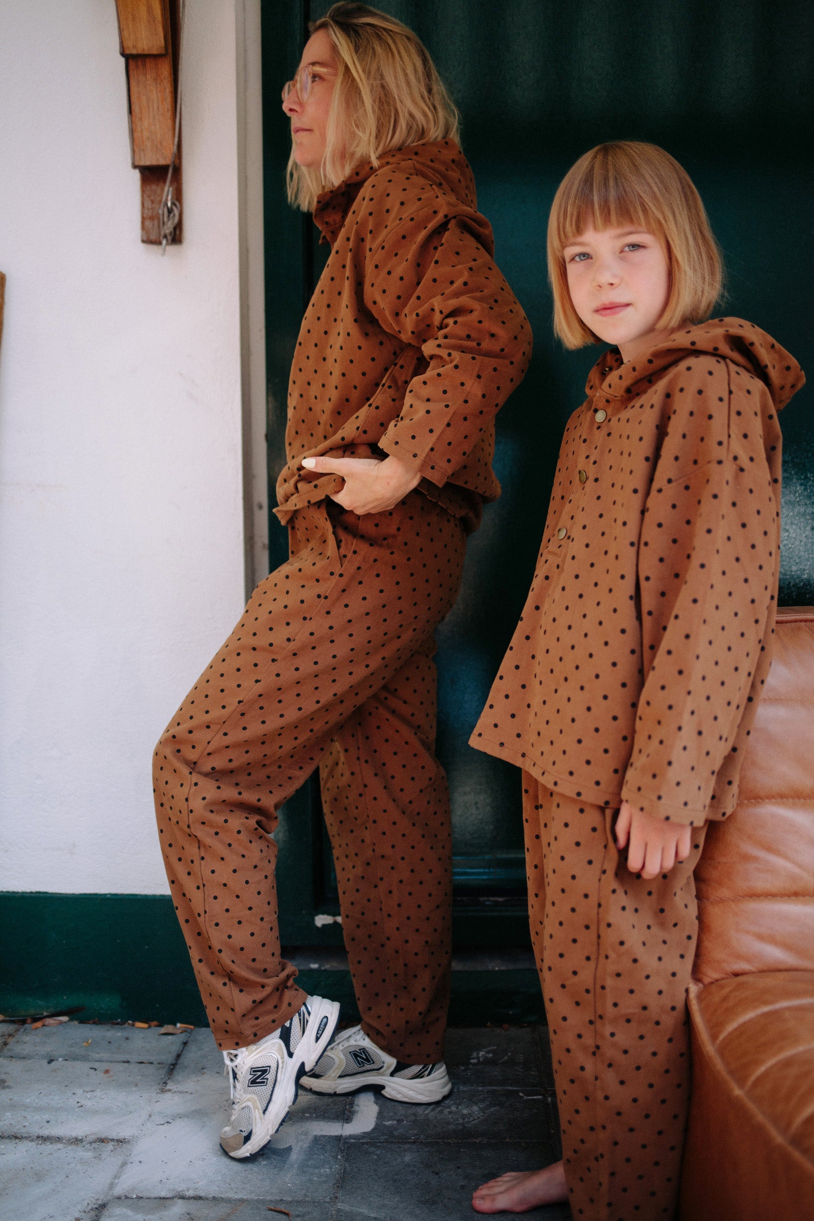 POLKA HOODIE SET WOMAN