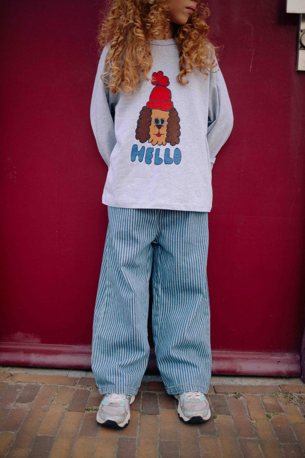 T-SHIRT HELLO DOG MANCHE LONGUE