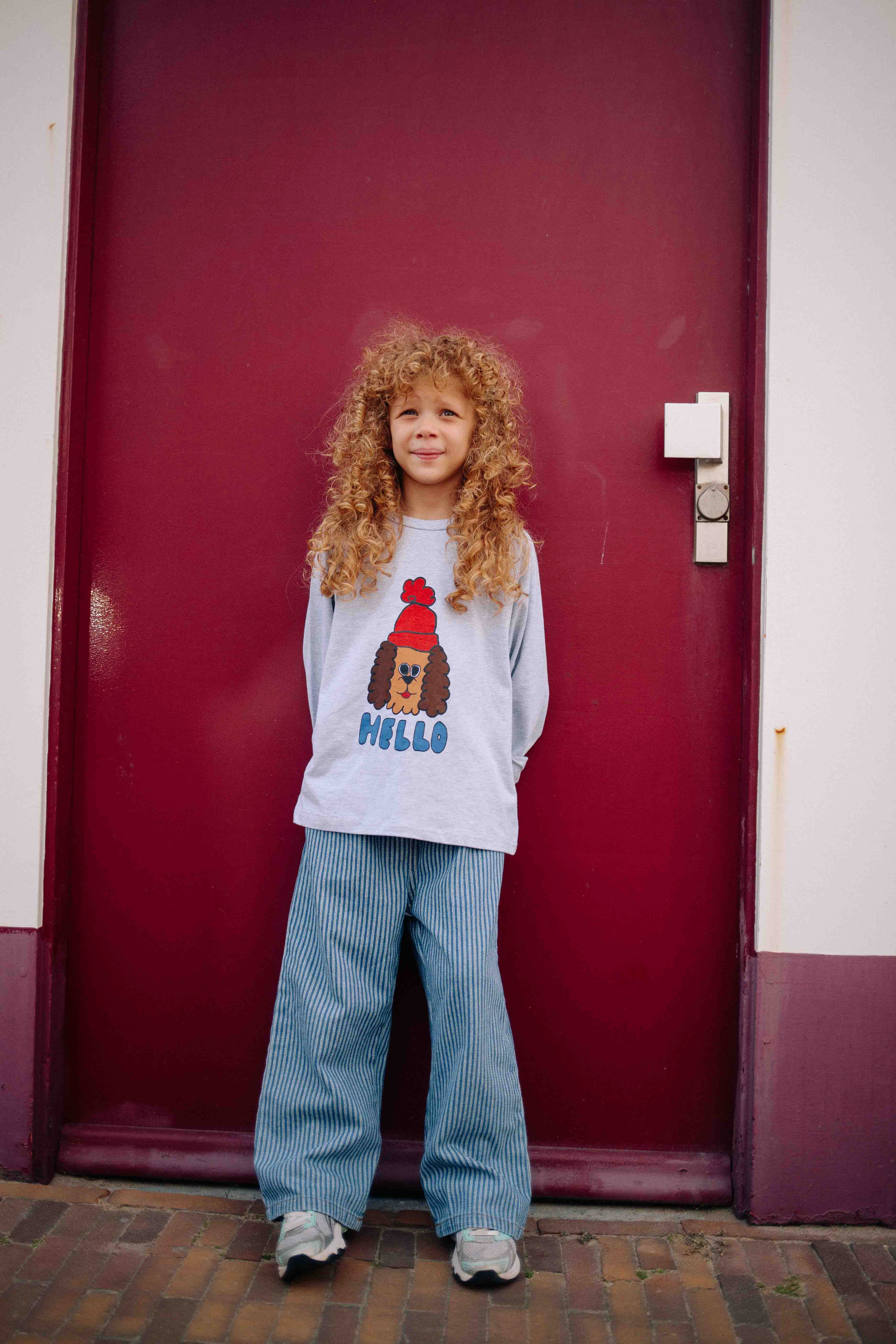 T-SHIRT HELLO DOG MANCHE LONGUE