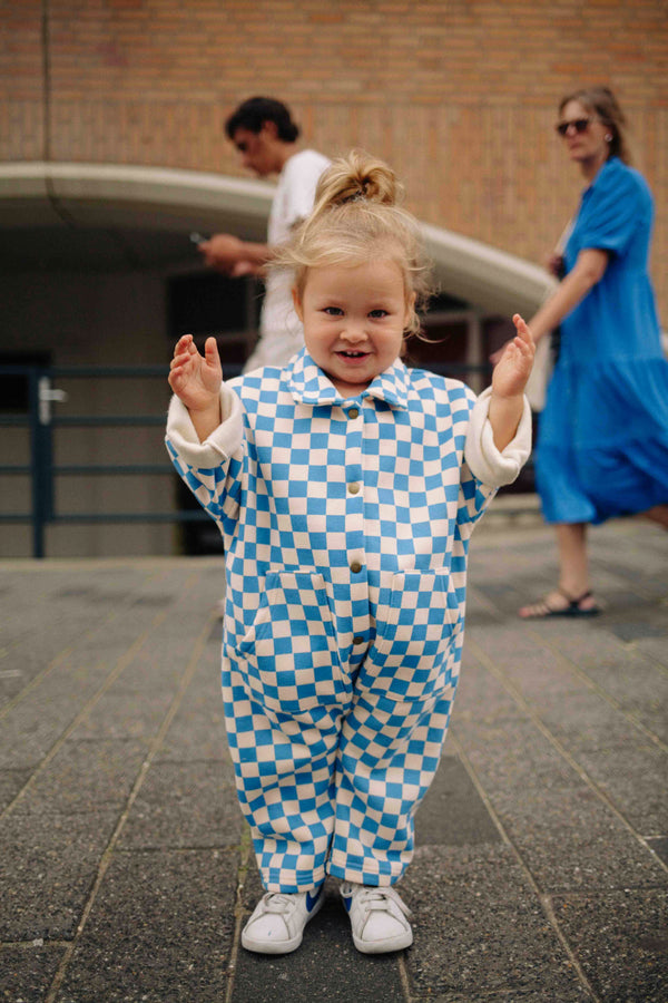 COMBI BLEUE CHECKERS
