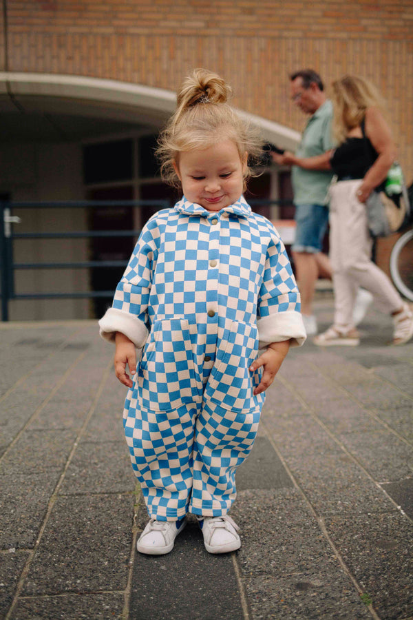 COMBI BLEUE CHECKERS