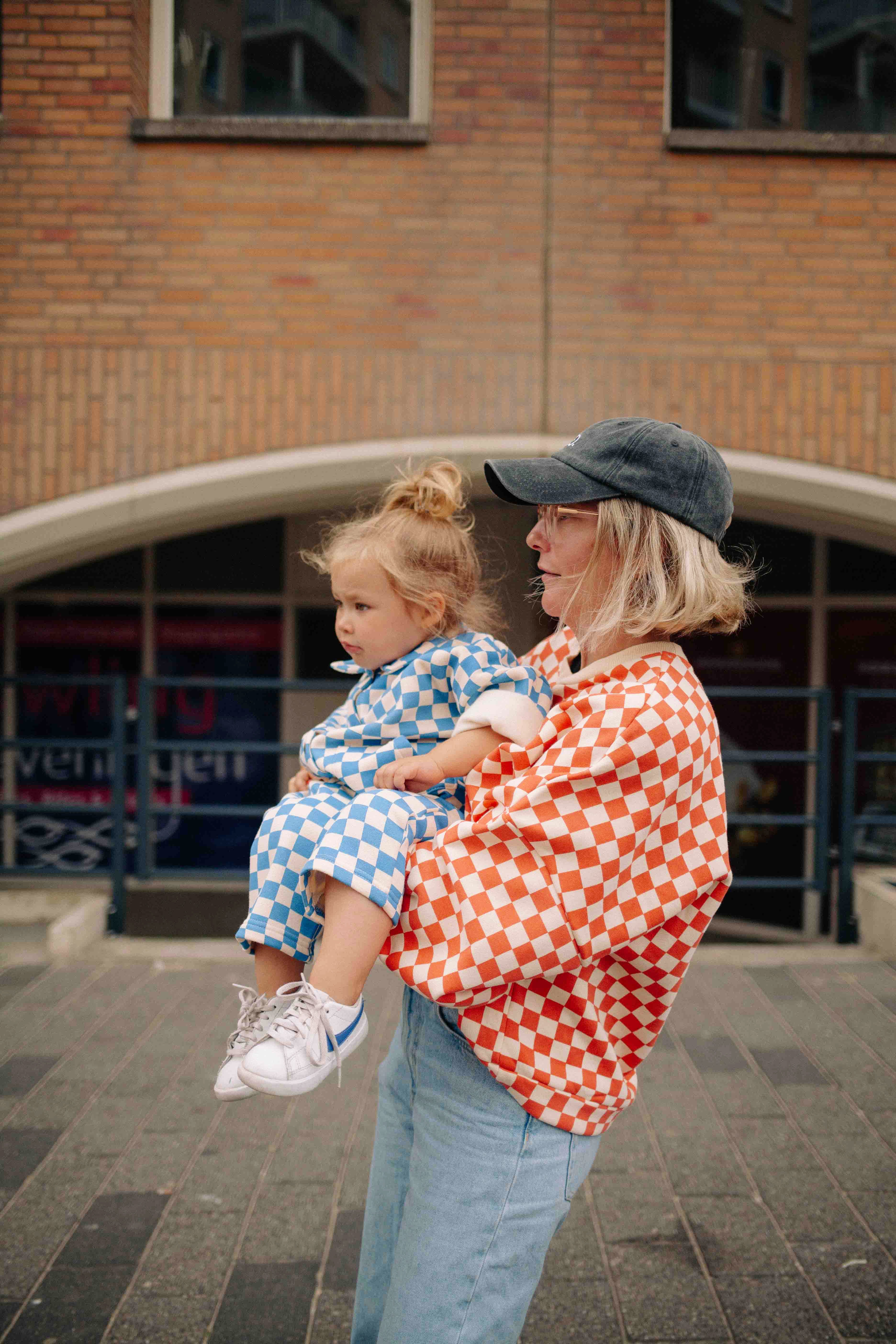 COMBI BLEUE CHECKERS