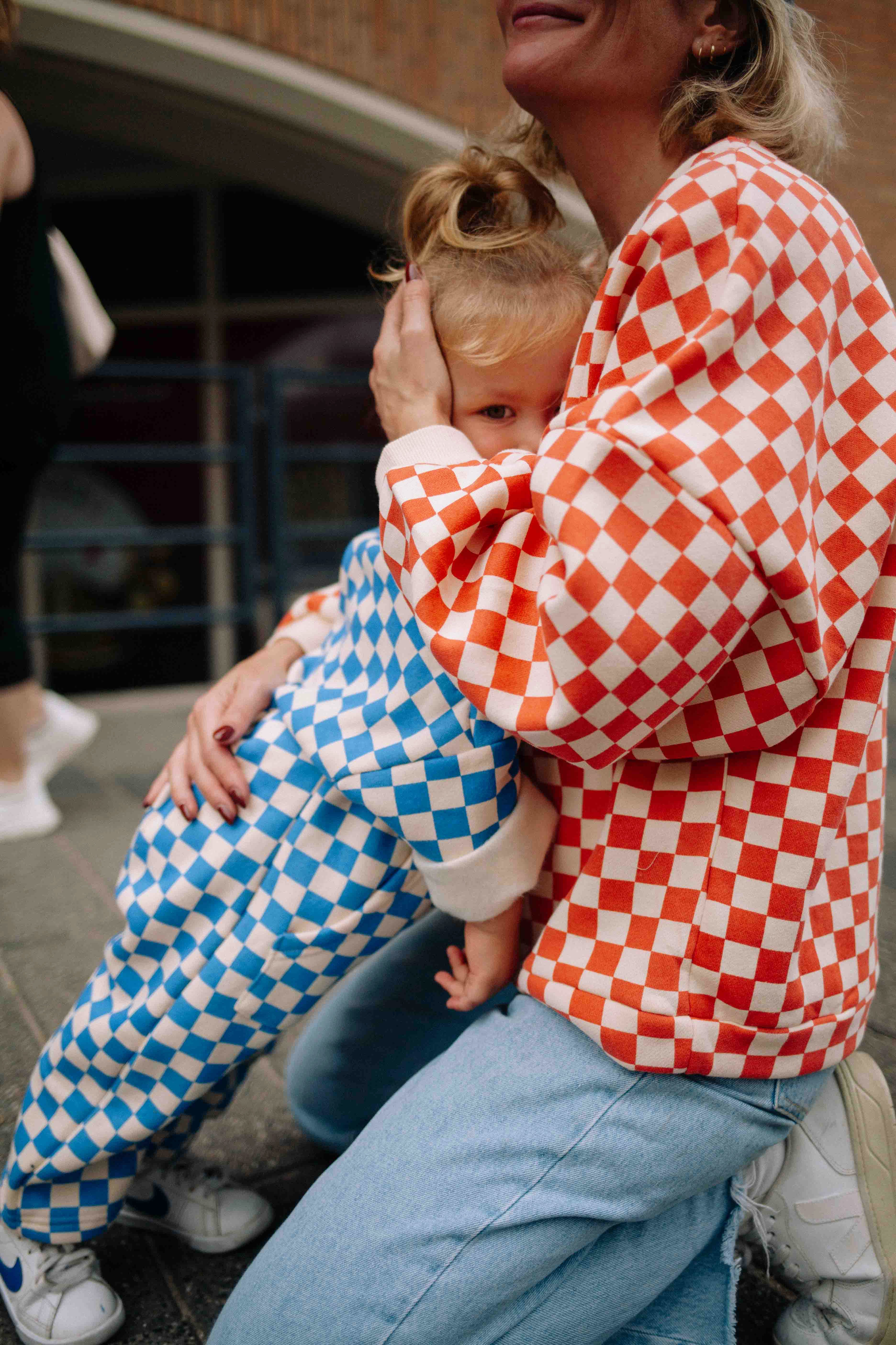COMBI BLEUE CHECKERS