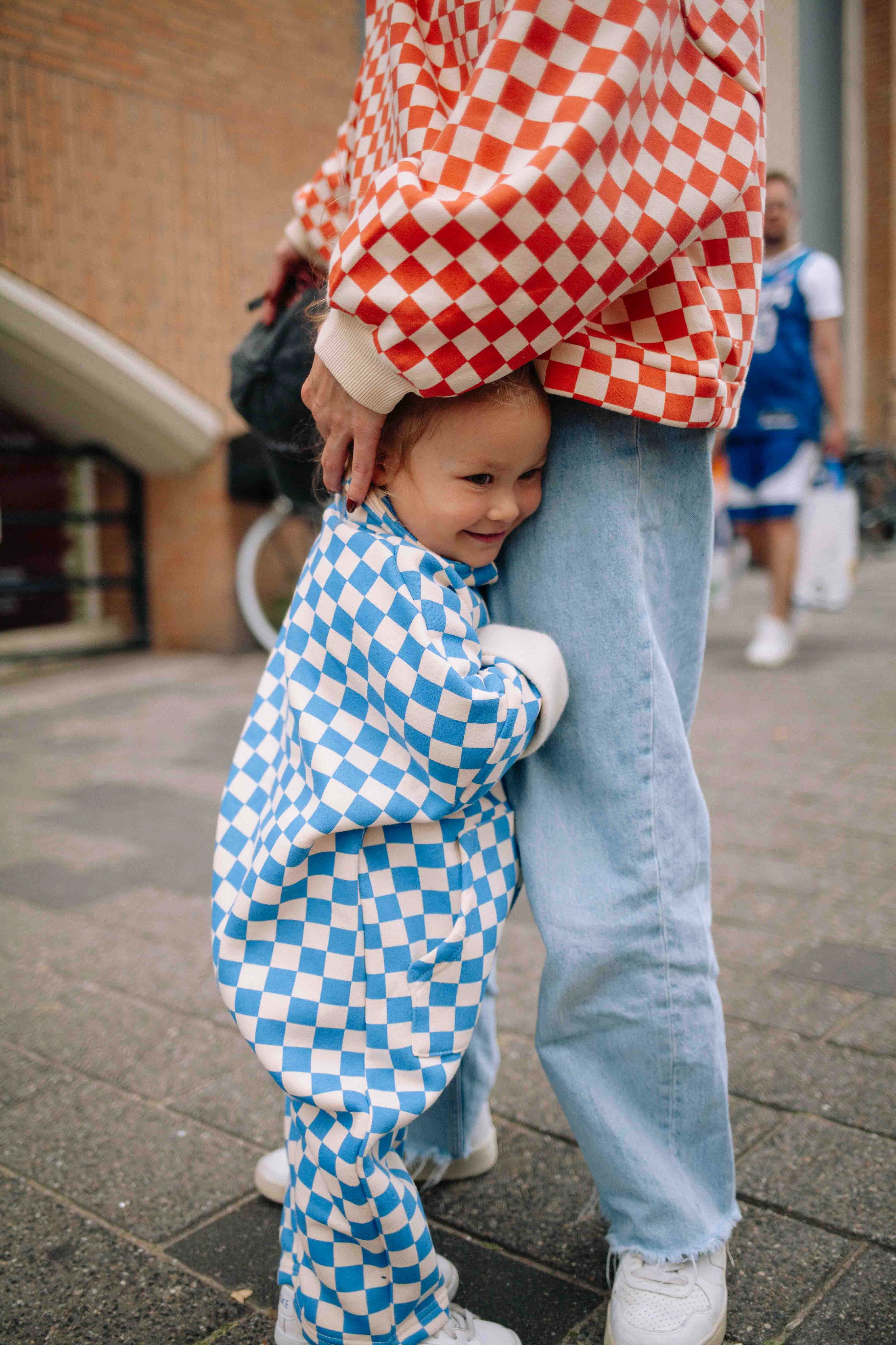 COMBI BLEUE CHECKERS