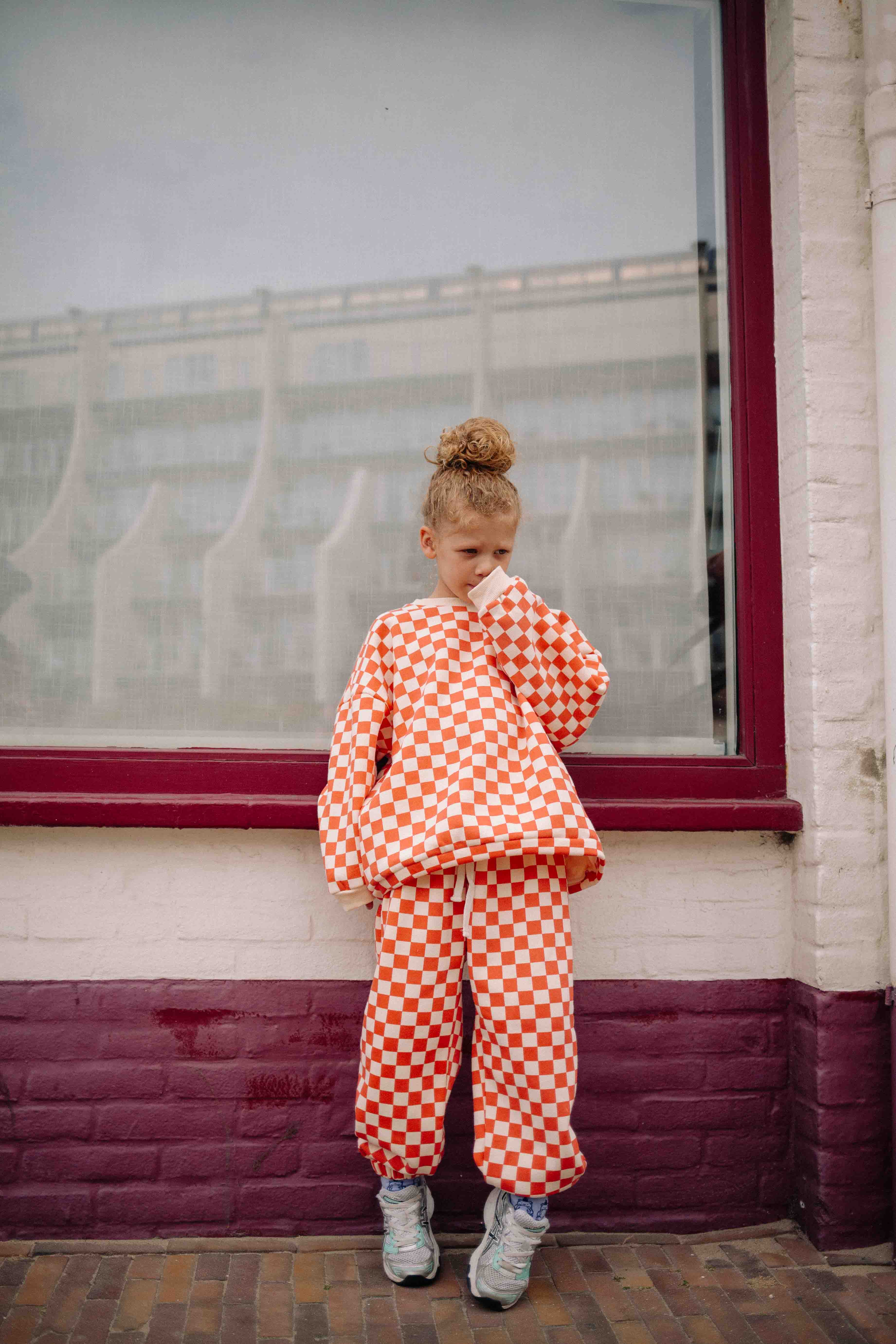 ENSEMBLE CHECKERS ORANGE