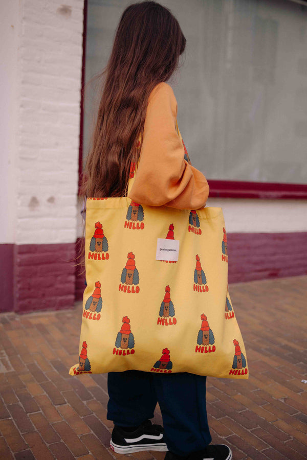 HELLO DOG TOTE BAG