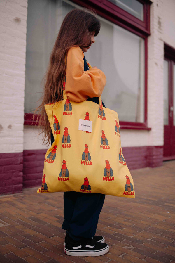 HELLO DOG TOTE BAG