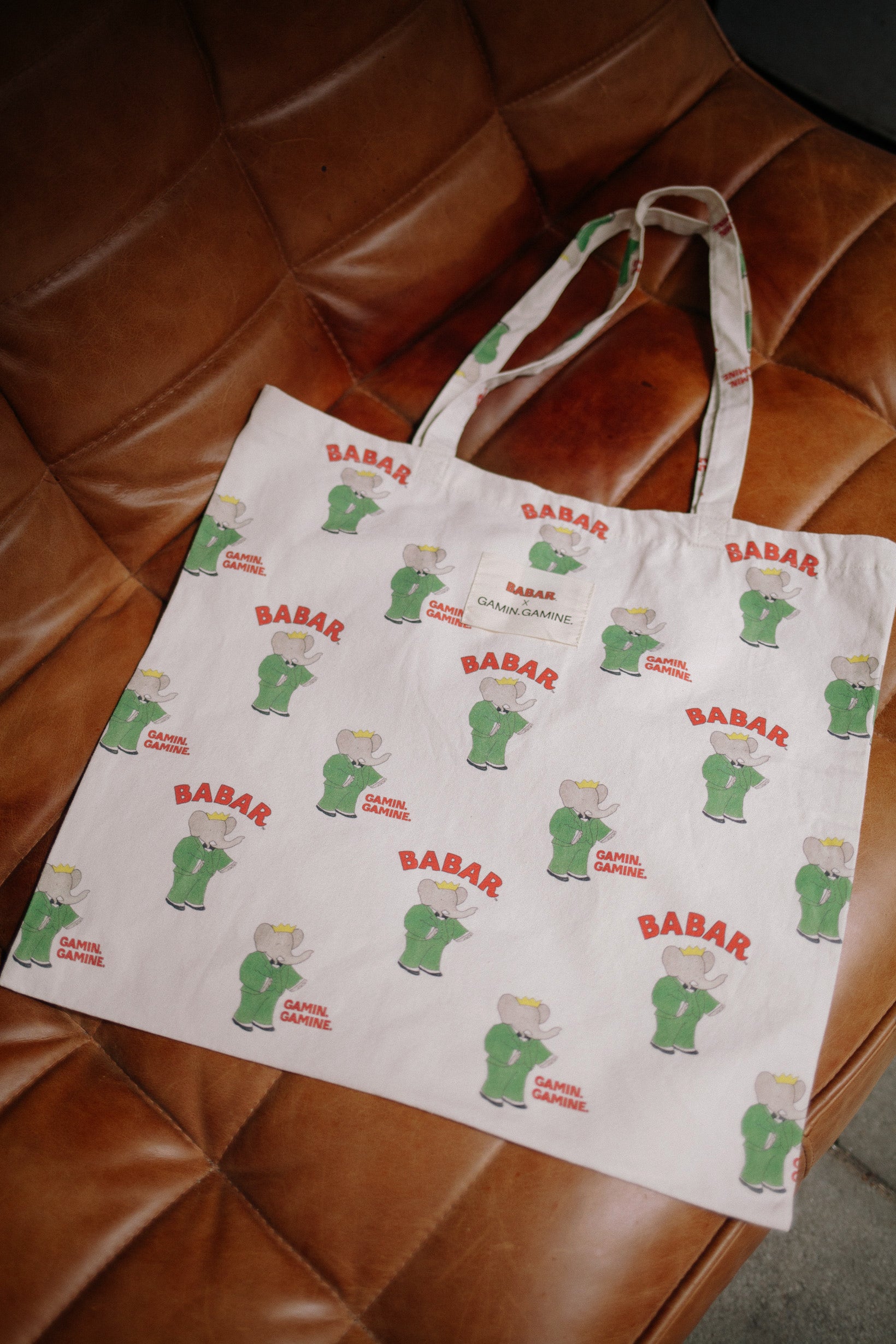 BABAR ALLOVER TOTE
