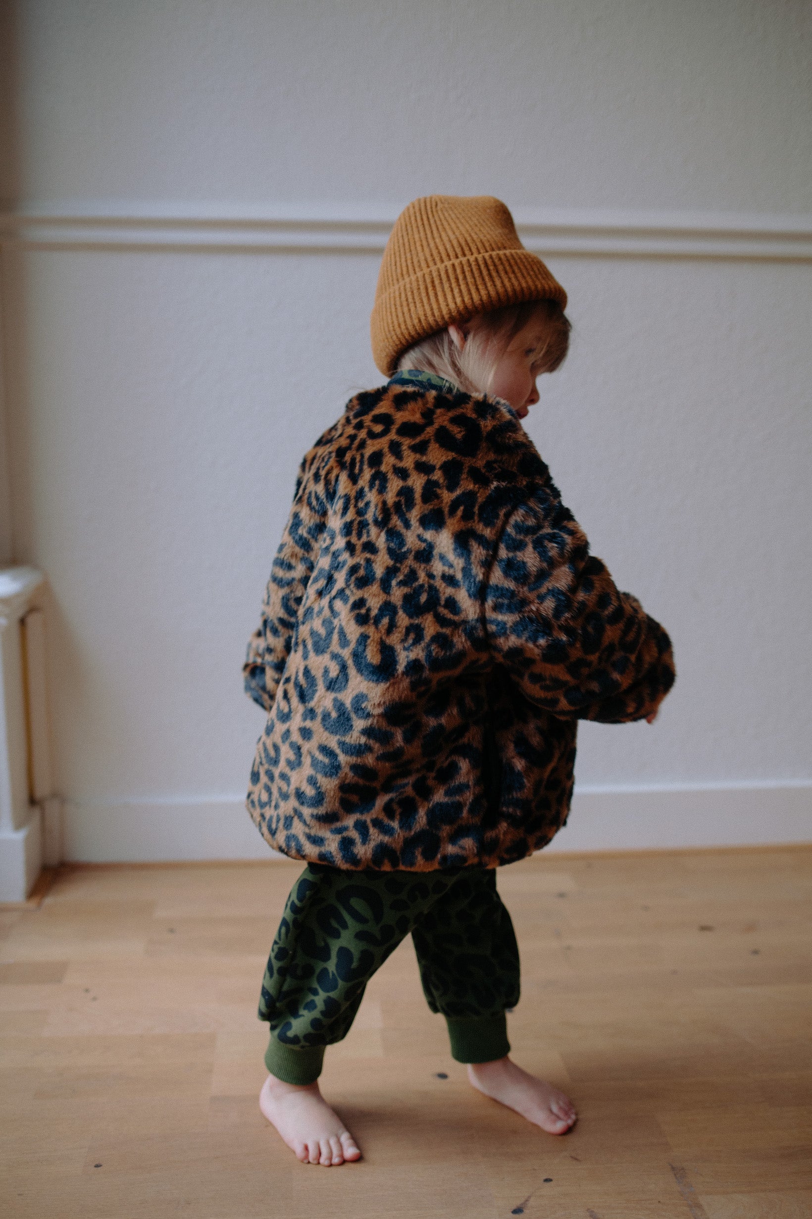 FLUFFY LEOPARD JACKET MML