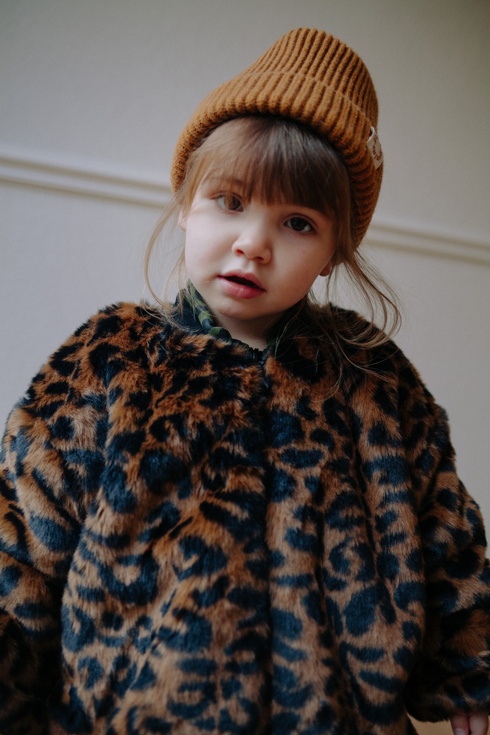 FLUFFY LEOPARD JACKET MML