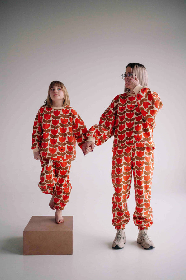 MATCHY - ENSEMBLE ORANGE SMILING TULIP