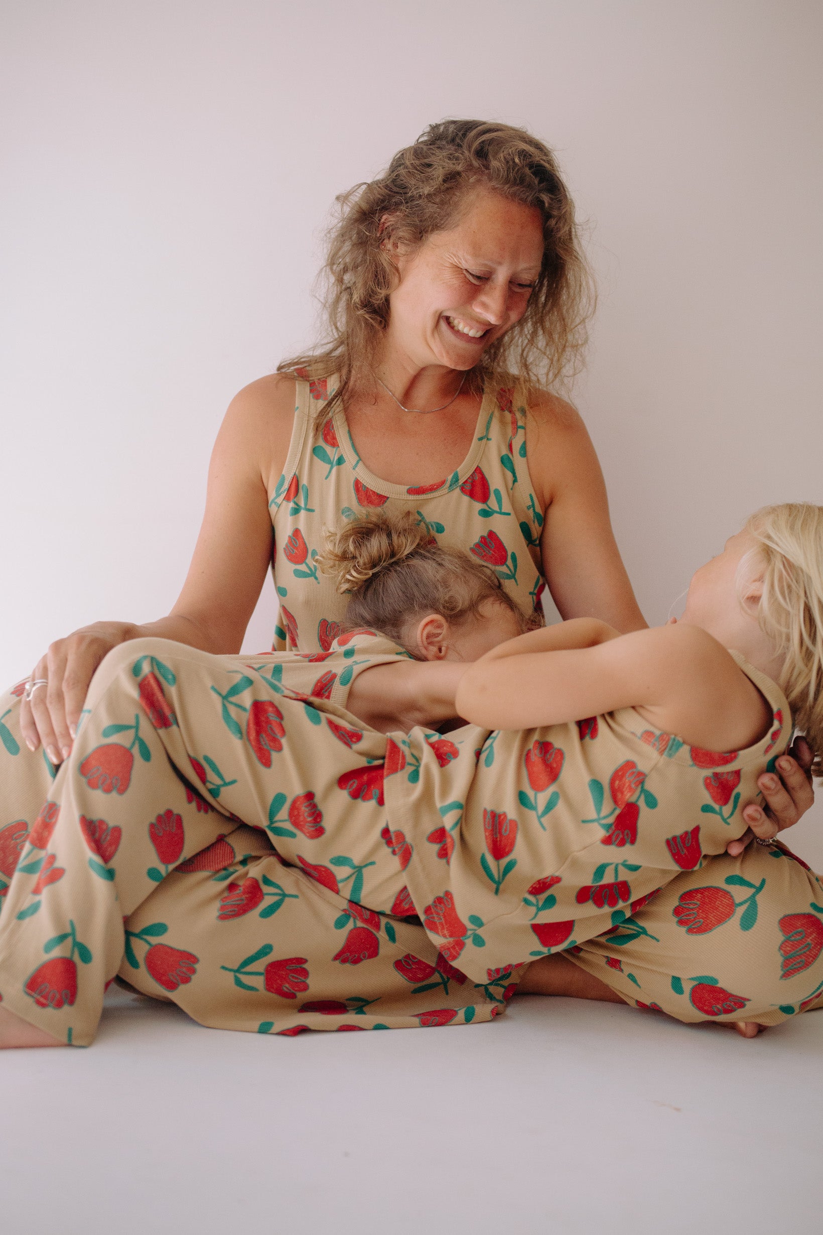 MATCHY - ENSEMBLE FLEUR ROUGE