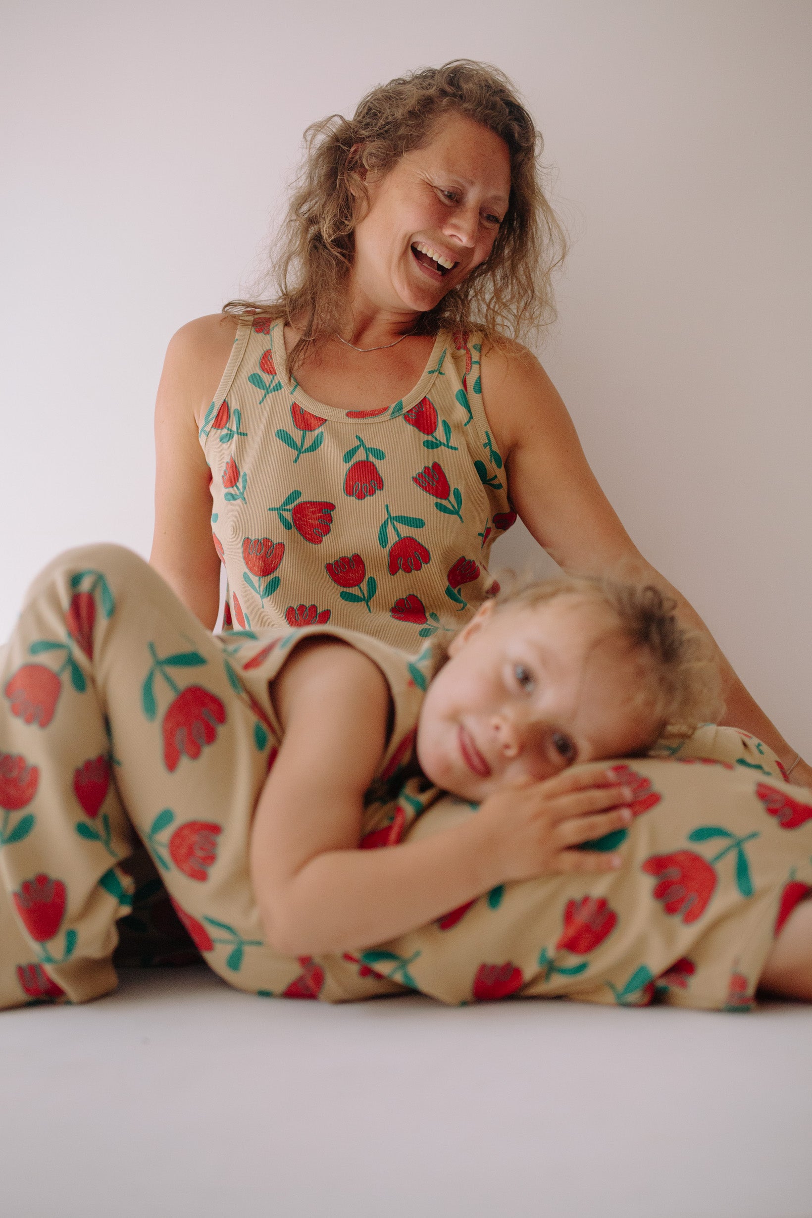 ENSEMBLE FLEUR ROUGE